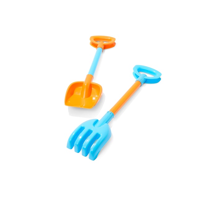 2 Pack Beach Rake and Spade Set Kmart