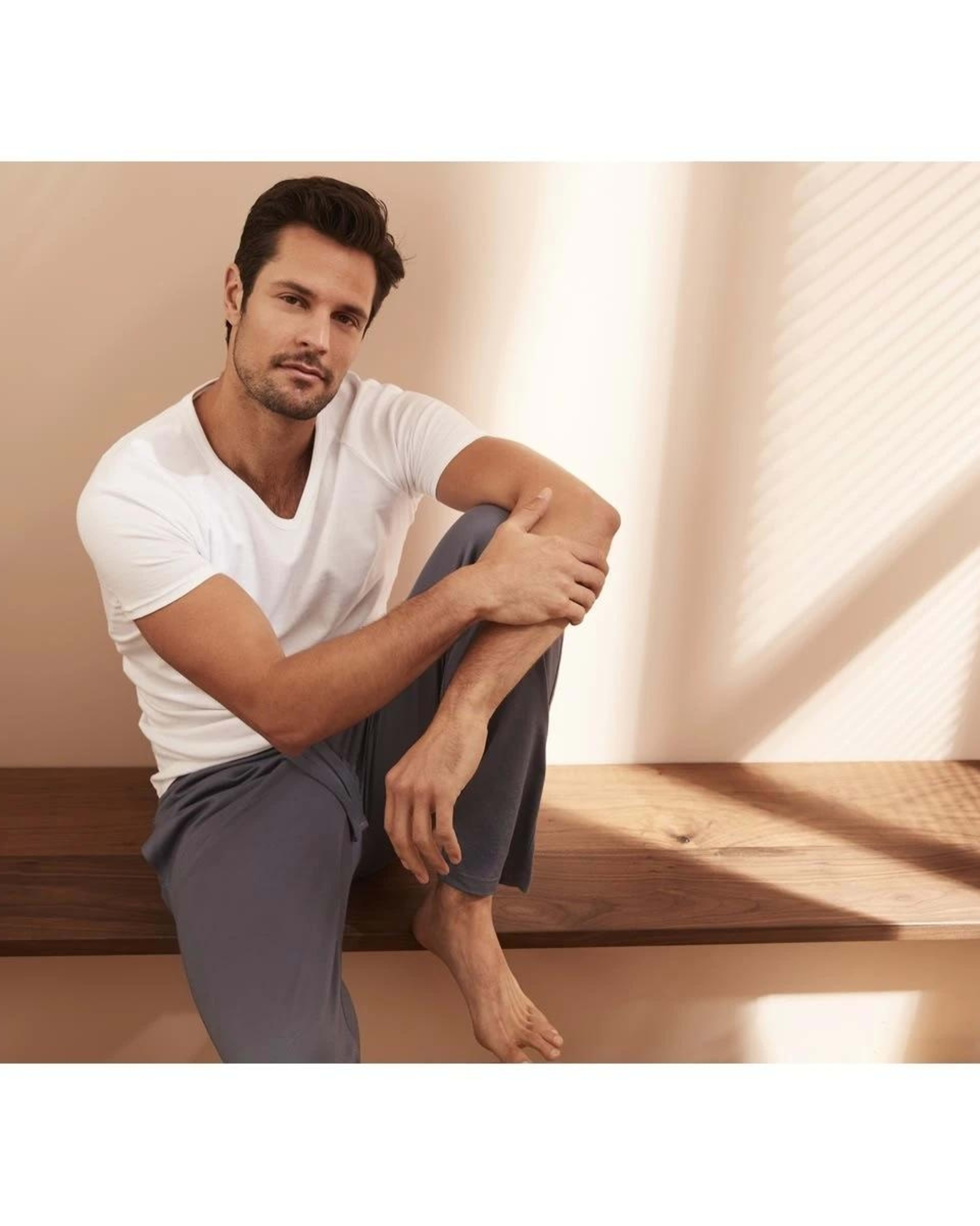 7 2 Pack Raglan Sleeve V-Neck Tee WHITE, 7 of 10