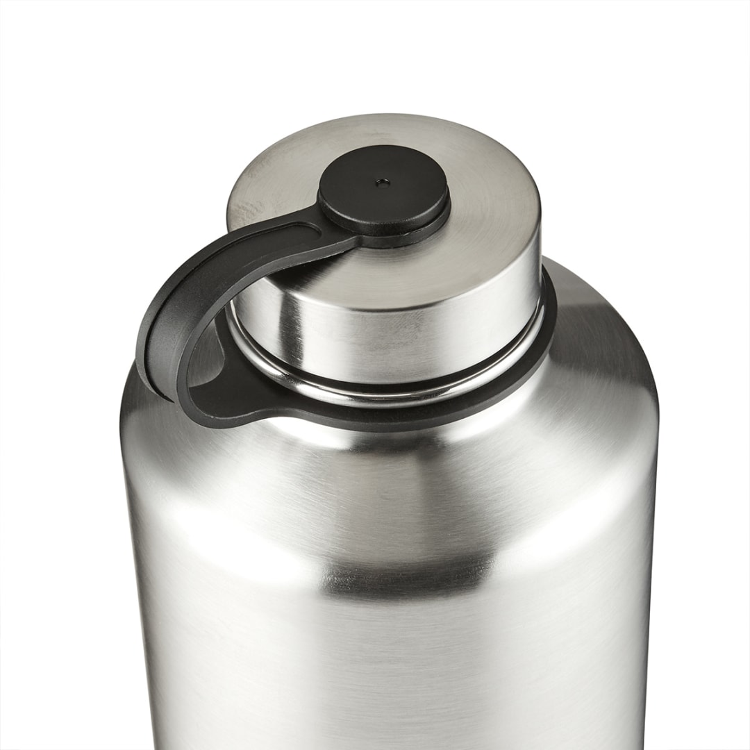 1.9L Silver Double Wall Insulated Drink Bottle Kmart