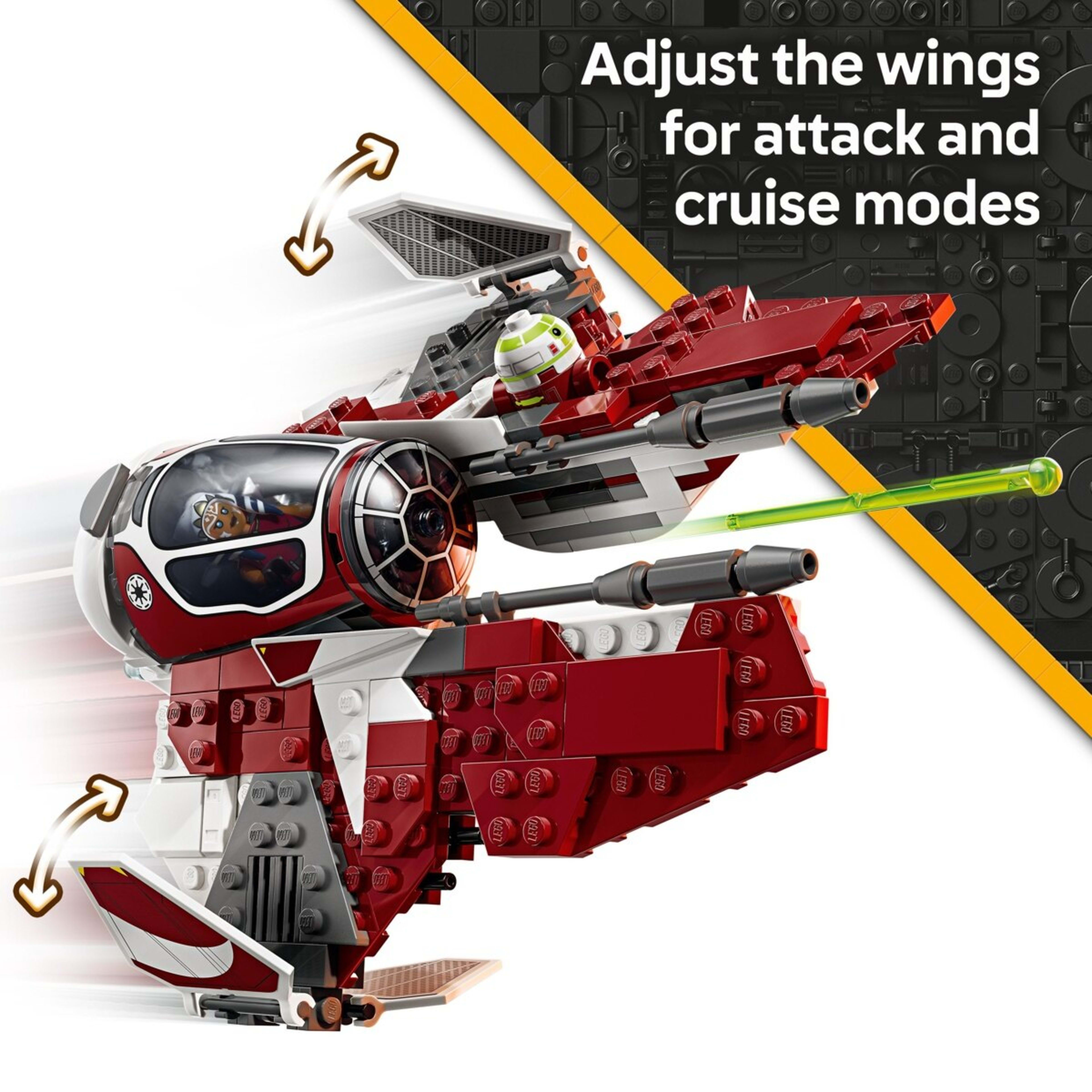 6 LEGO Star Wars Ahsoka's Jedi Interceptor 75401, 6 of 10