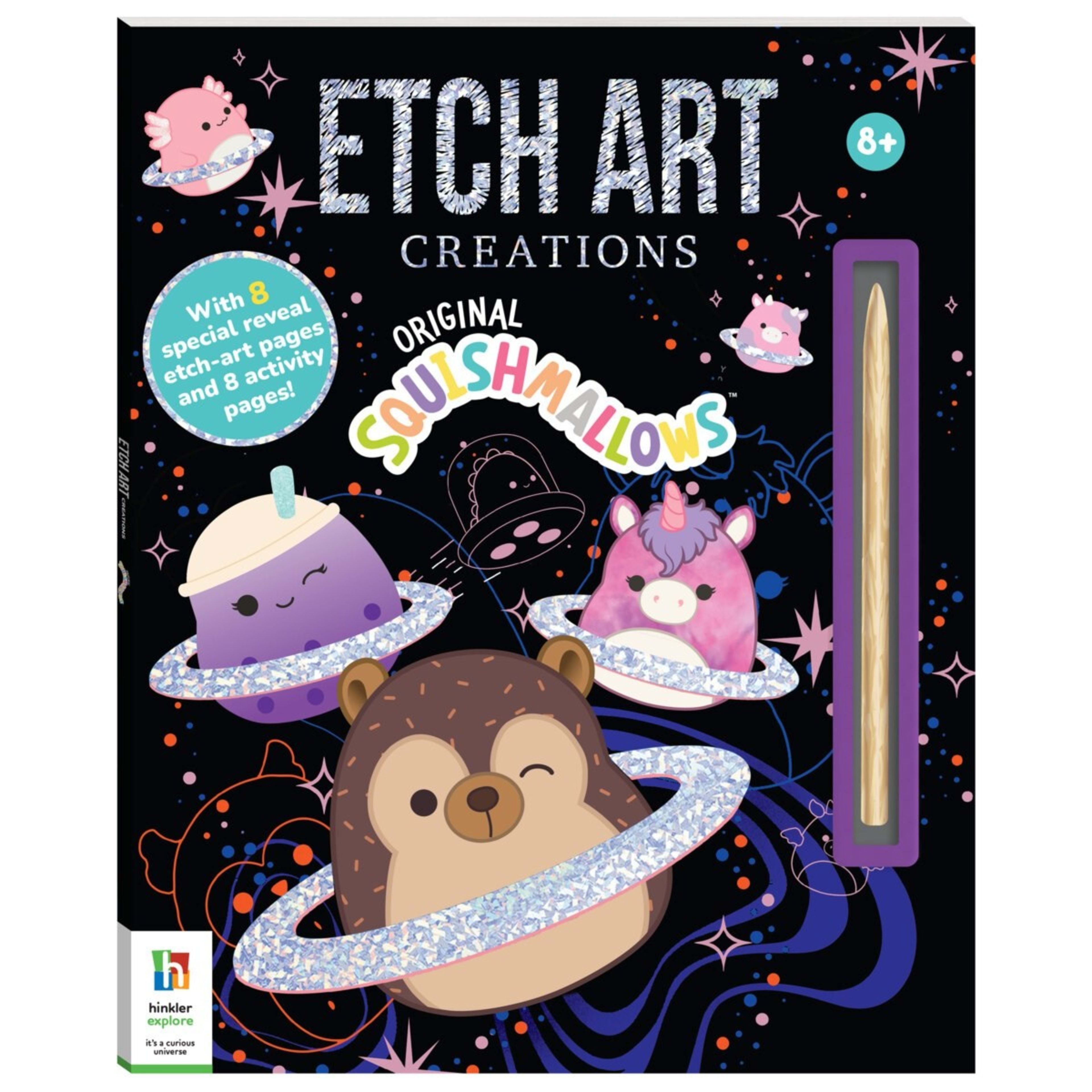 Original Squishmallows Etch Art Creations Book Kmart NZ