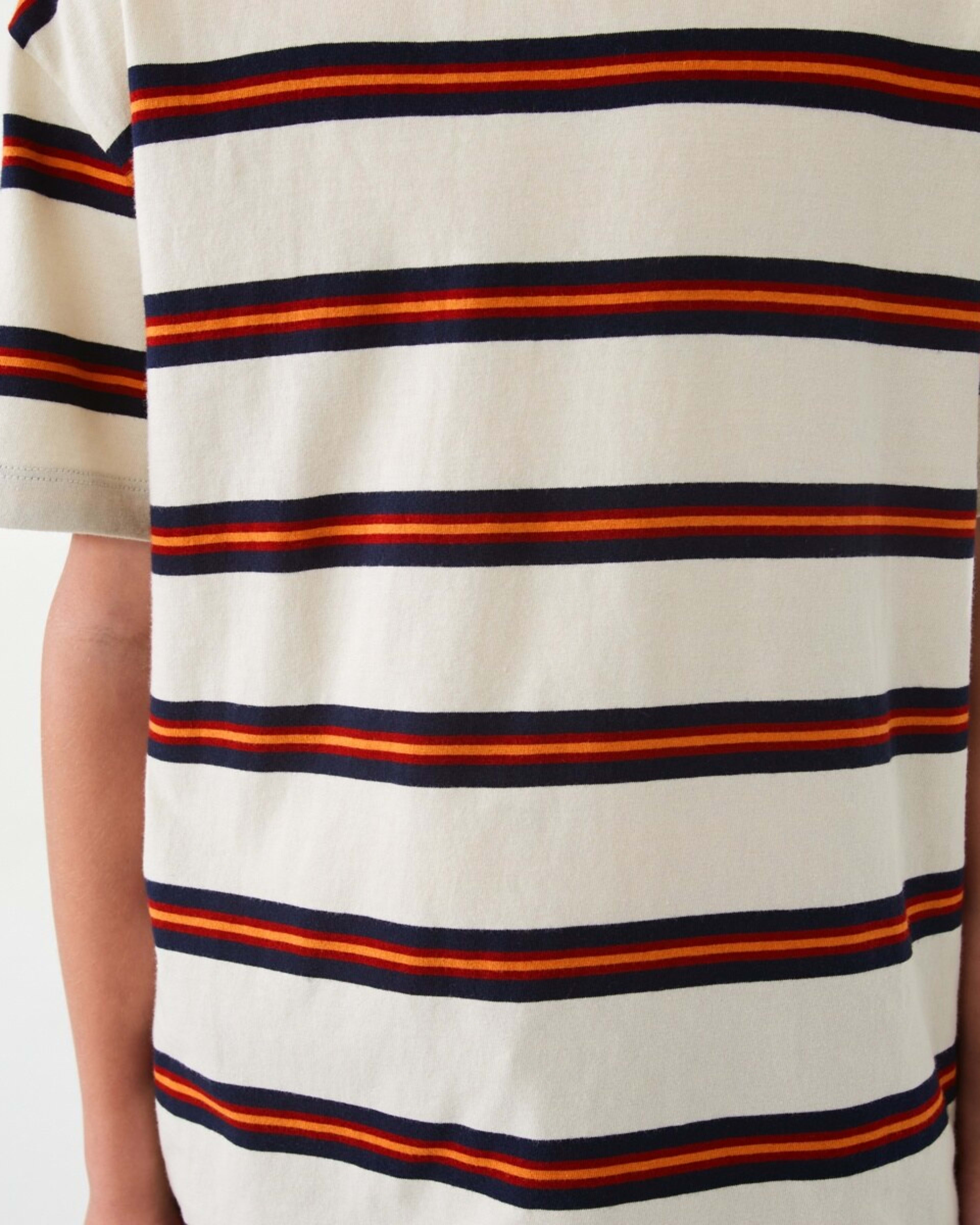 4 Short Sleeve Stripe T-shirt Bge Rtrstr, 4 of 8