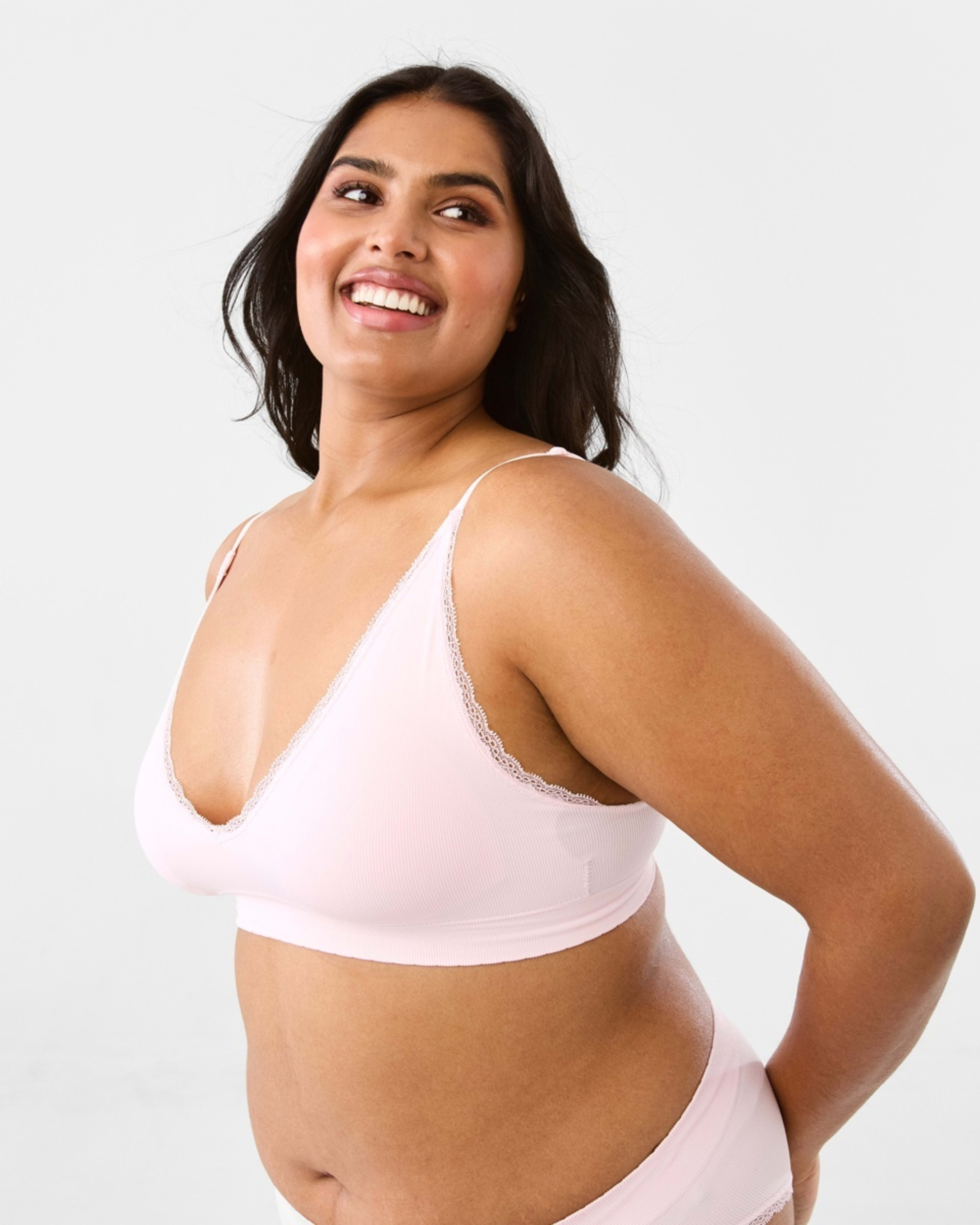 8 2 Pack Seamfree Rib Bralette Wild Flowr, 8 of 10
