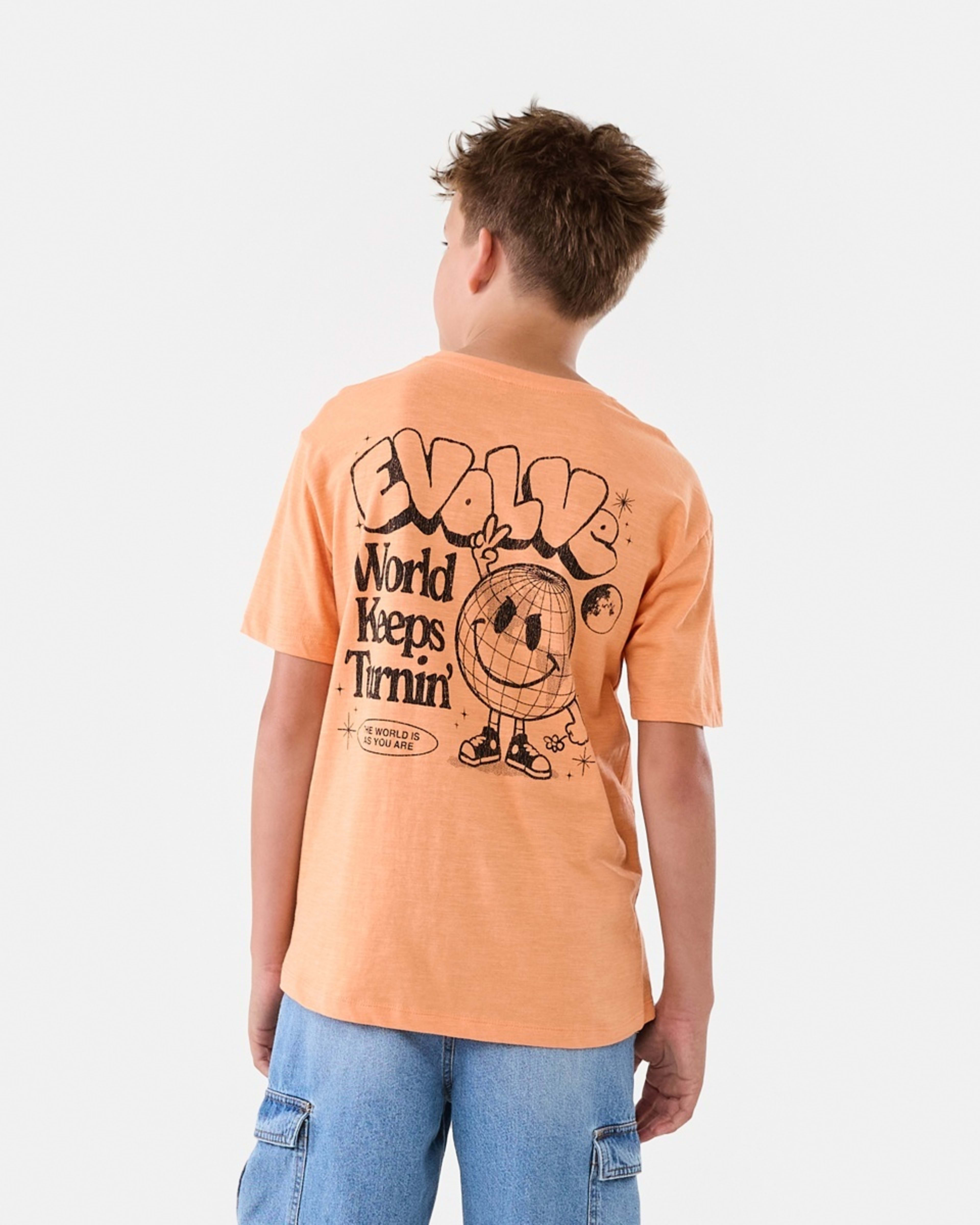 2 Short Sleeve Back Print T-shirt Org Evolve, 2 of 9