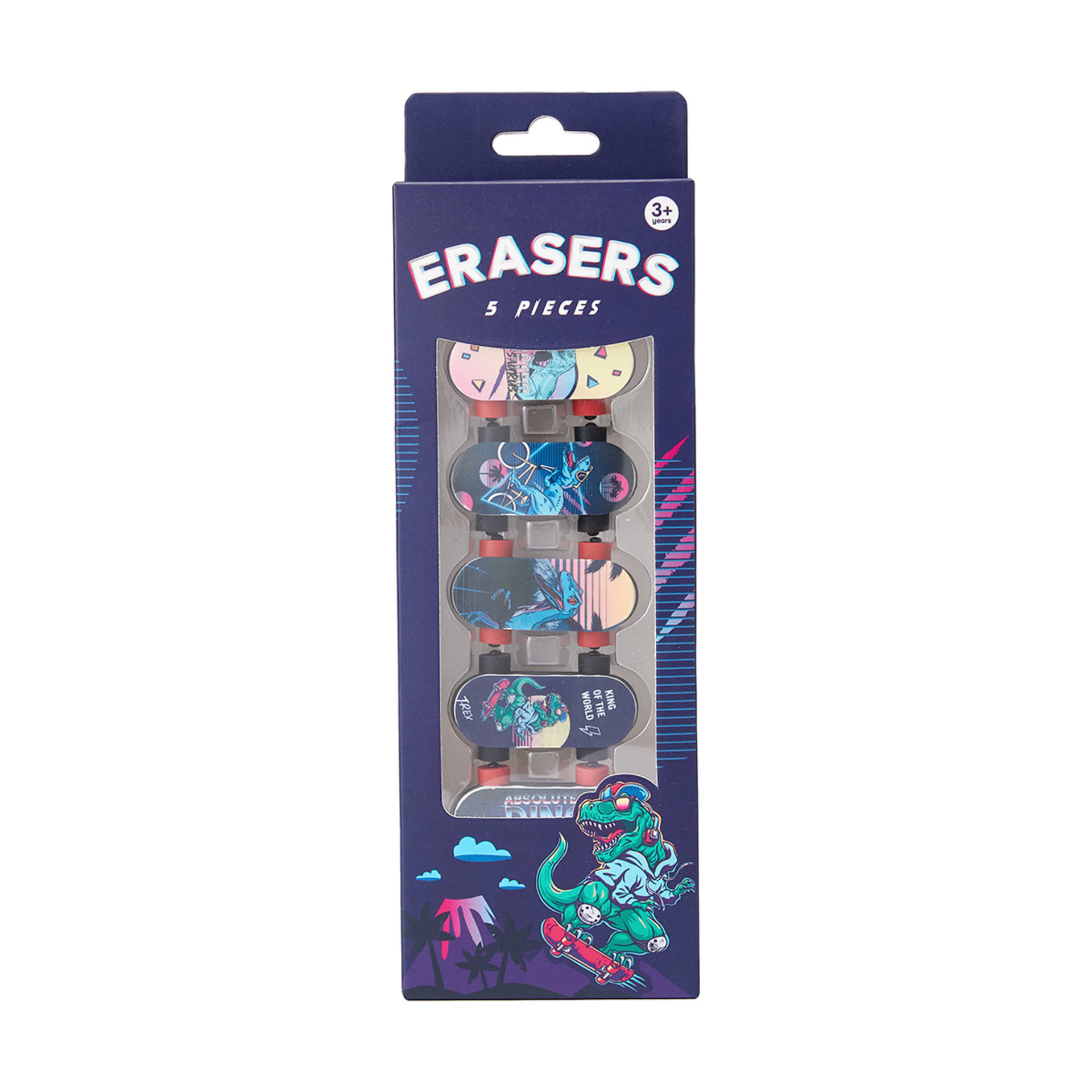 5 Piece Erasers Kmart