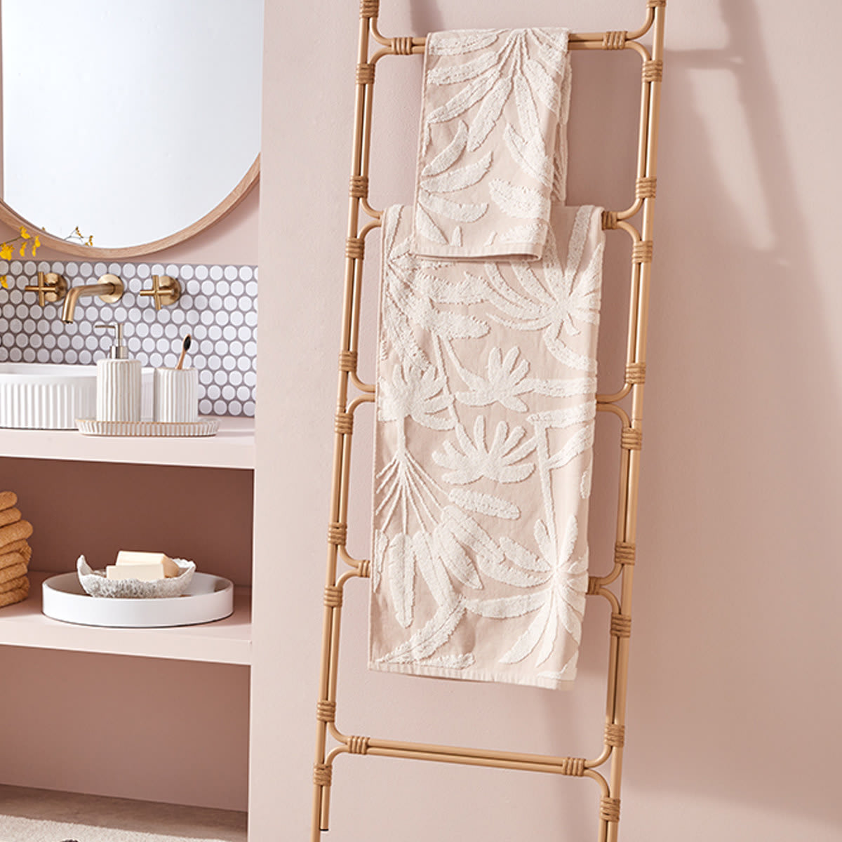 Palm Cotton Bath Towel Kmart