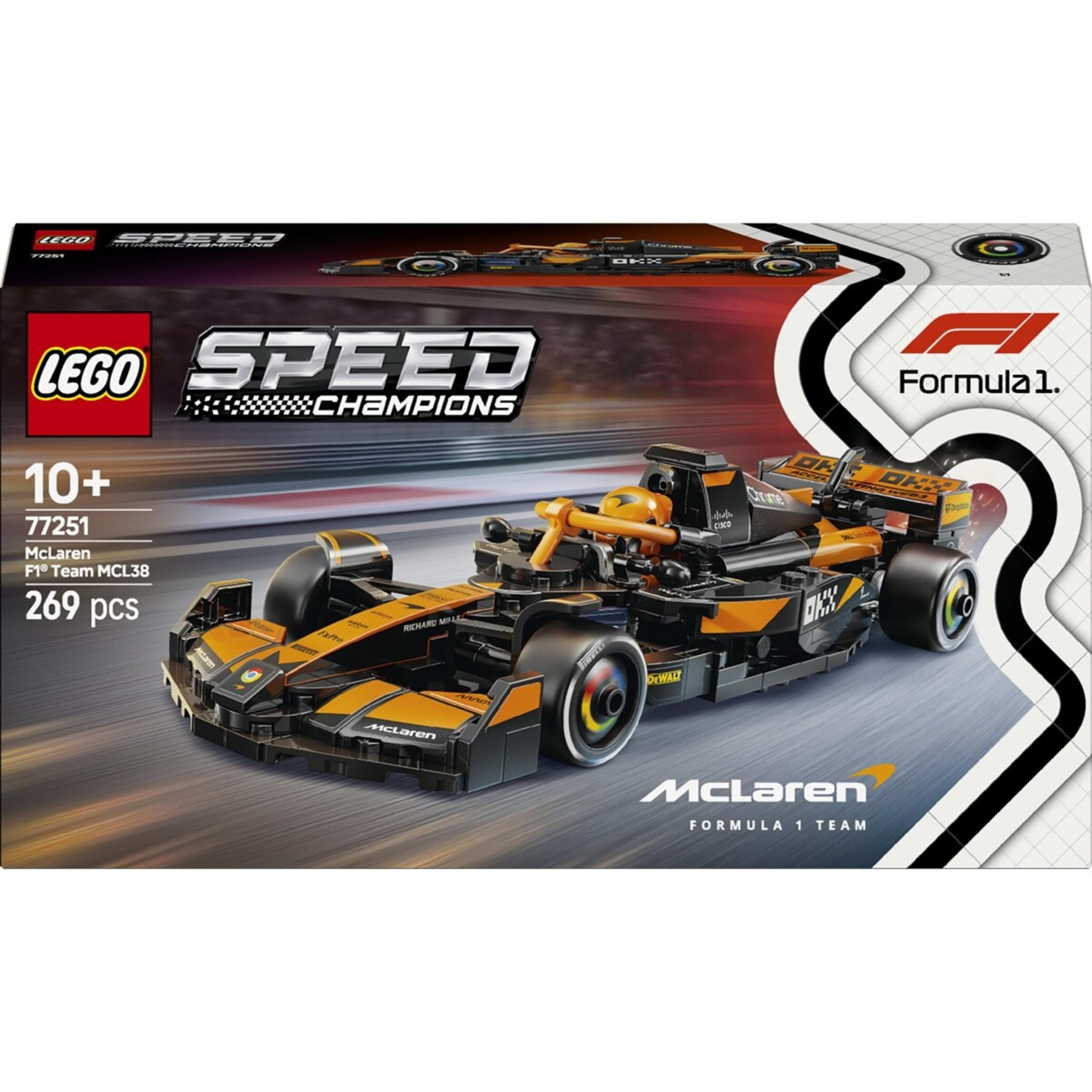 1 LEGO Speed Champions McLaren F1 Team MCL38 Race Car 77251, 1 of 11