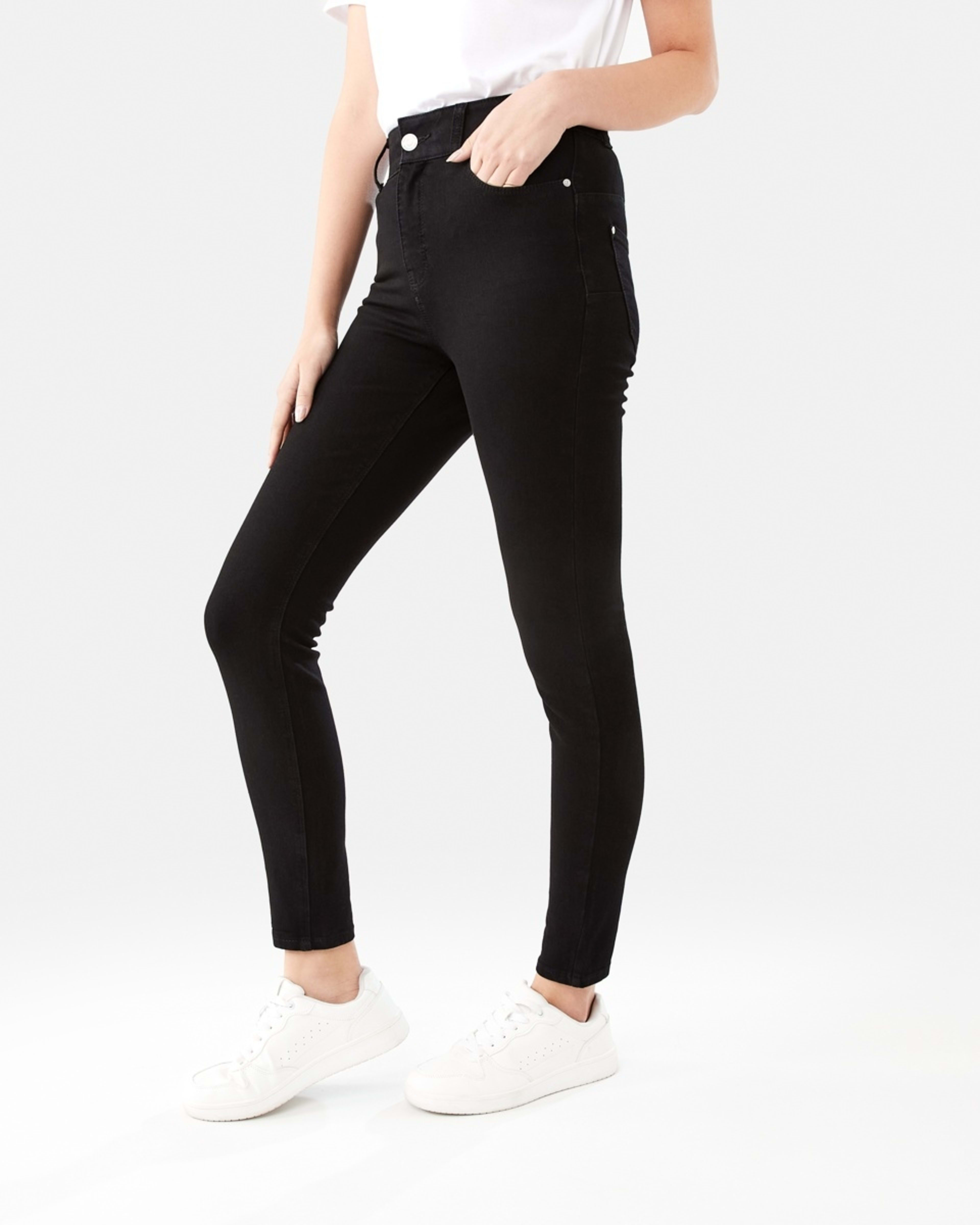 3 Shapewear Jeans BLACK WASH, 3 of 9