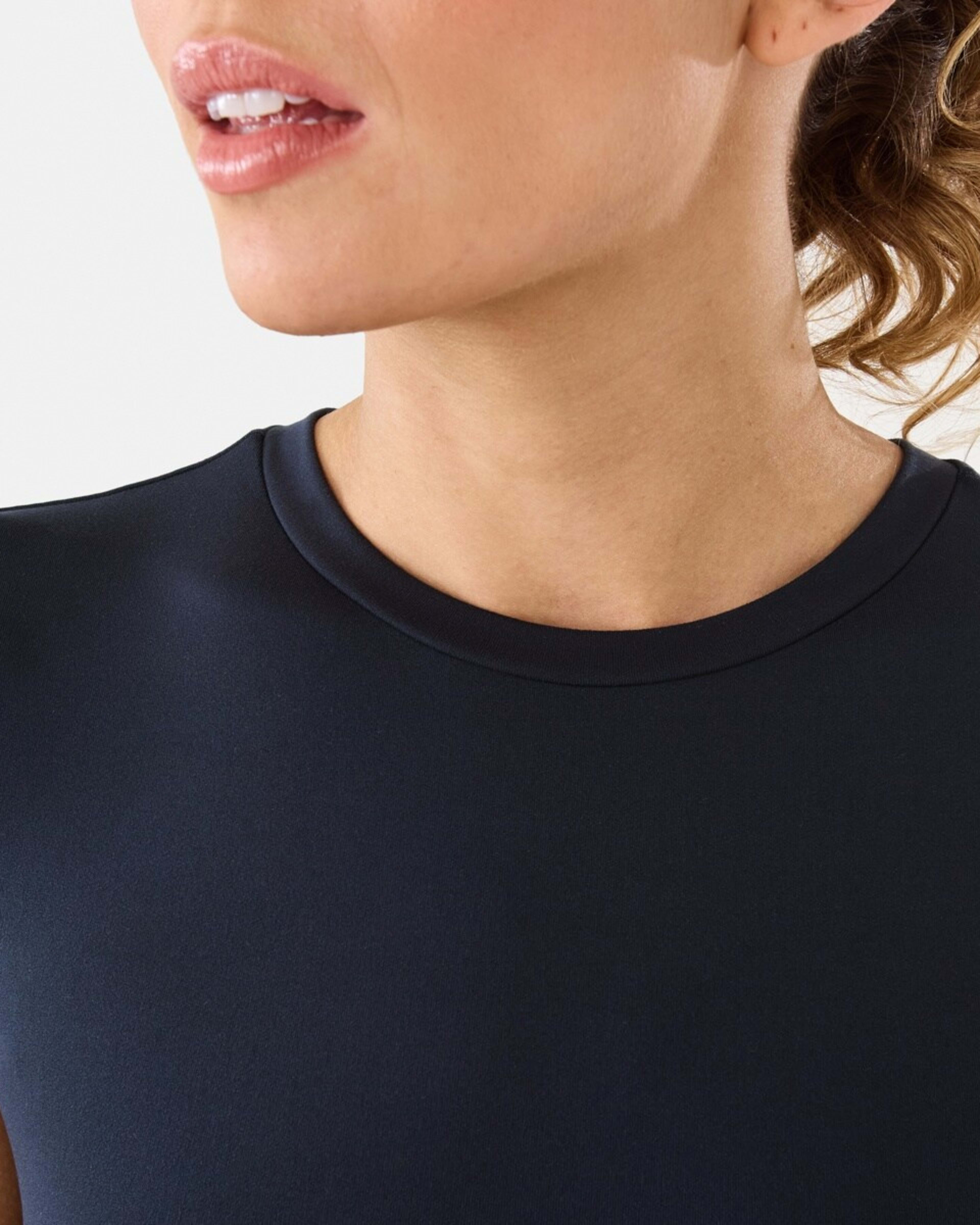6 Active Womens Ultra Soft Crew Neck T-shirt SHADE NAVY, 6 of 6