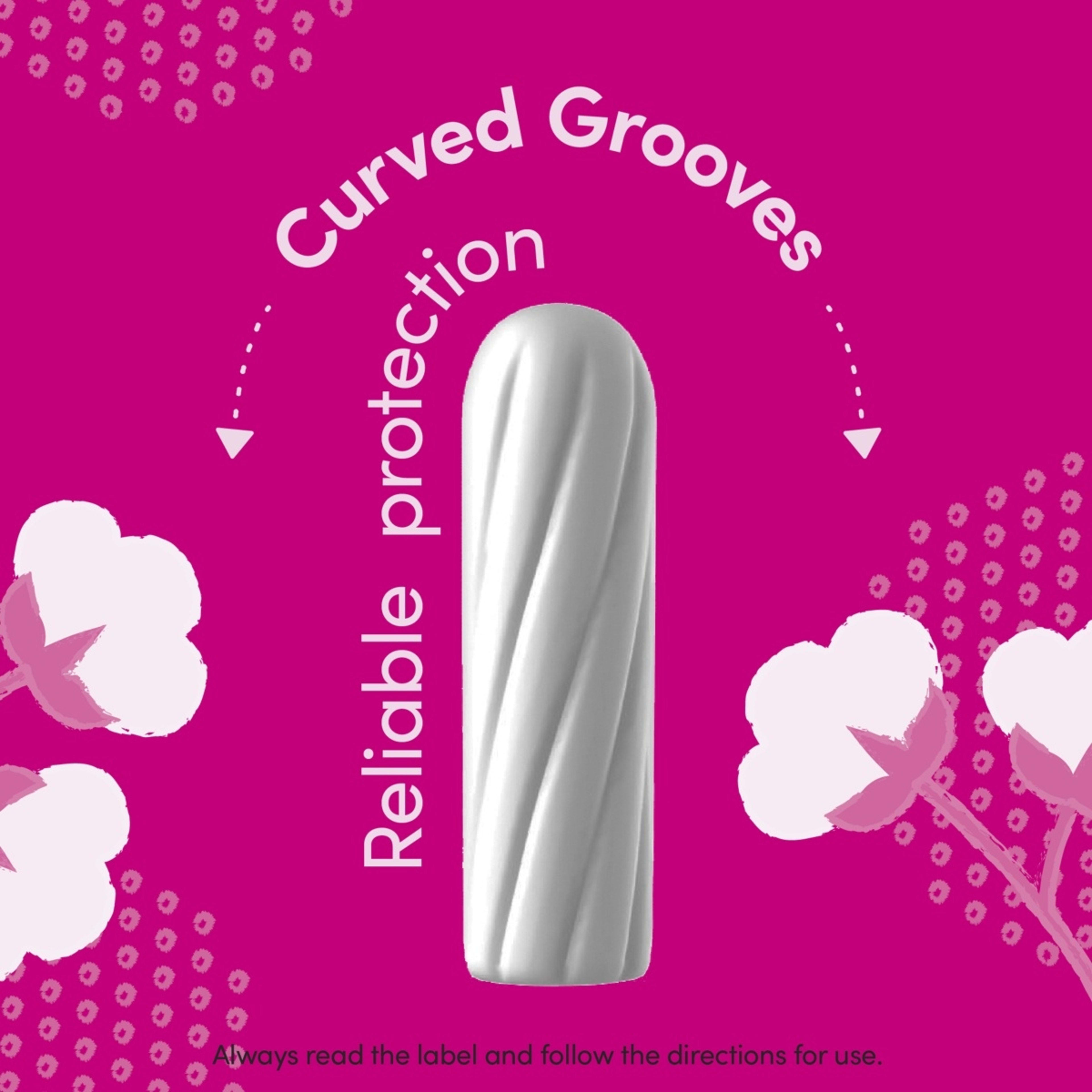 8 32 Pack Carefree Original Super Tampons, 8 of 8