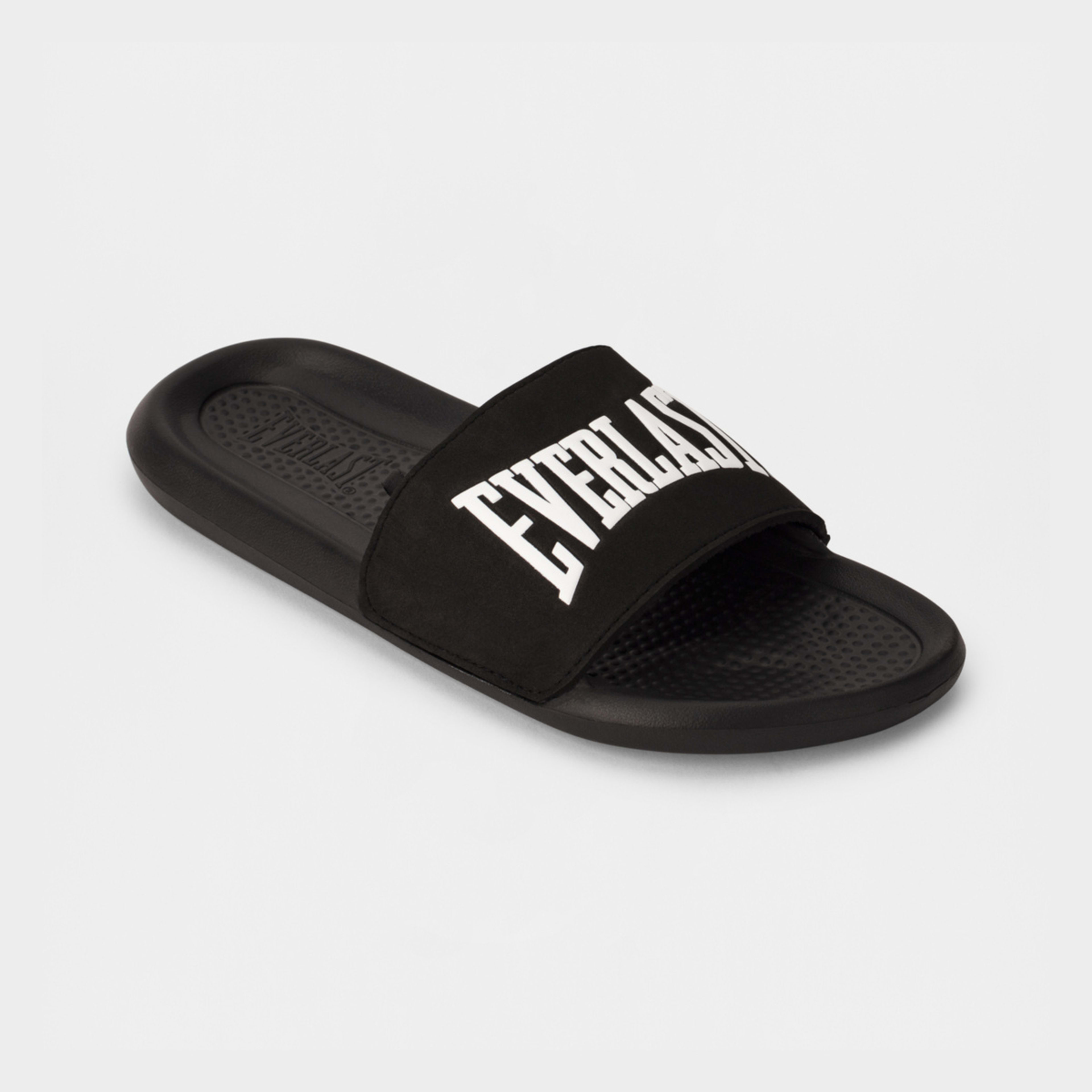 1 Everlast Mens Stirling Slides Black White, 1 of 3