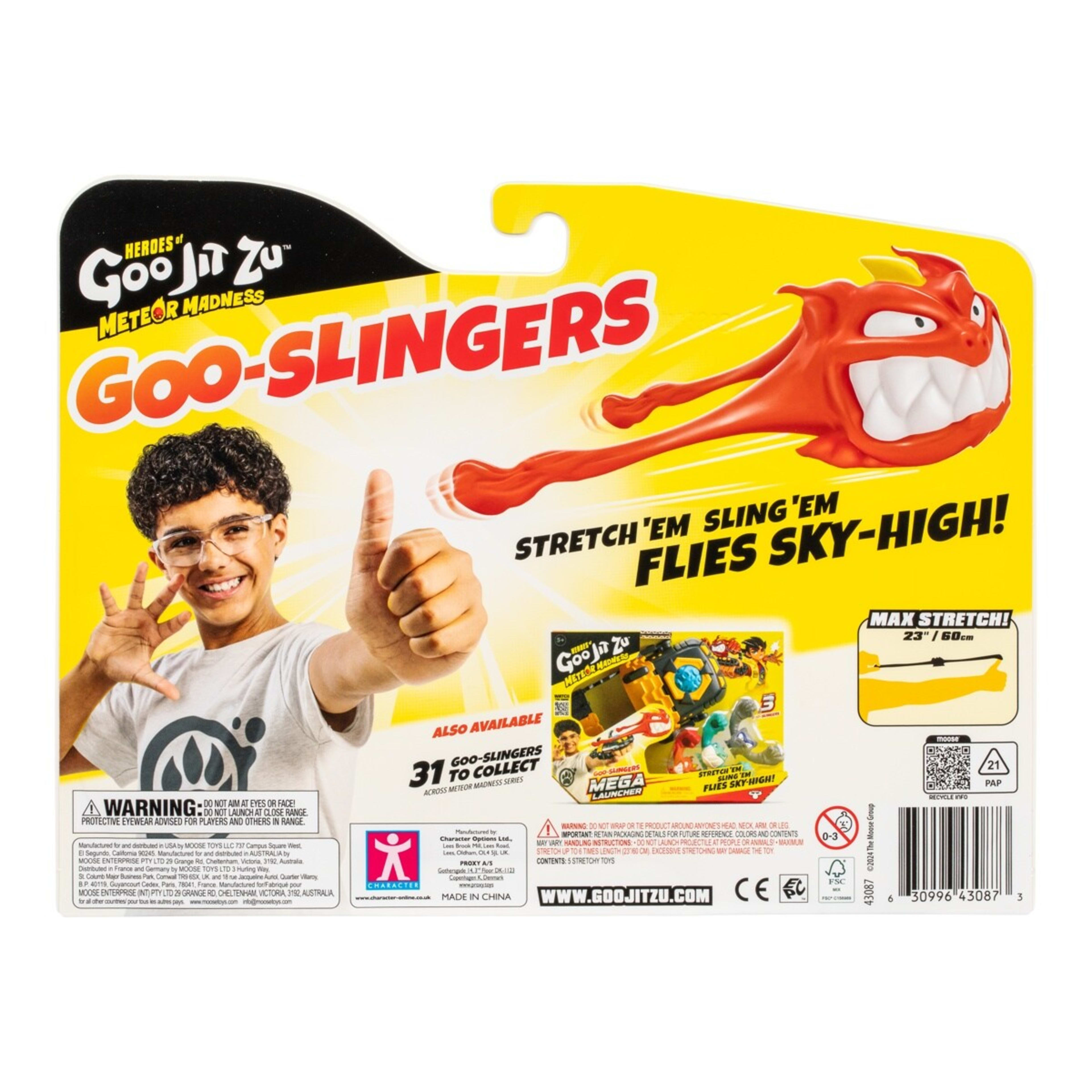 6 5 Pack Heroes of Goo Jit Zu Meteor Madness Goo Slingers - Assorted, 6 of 6