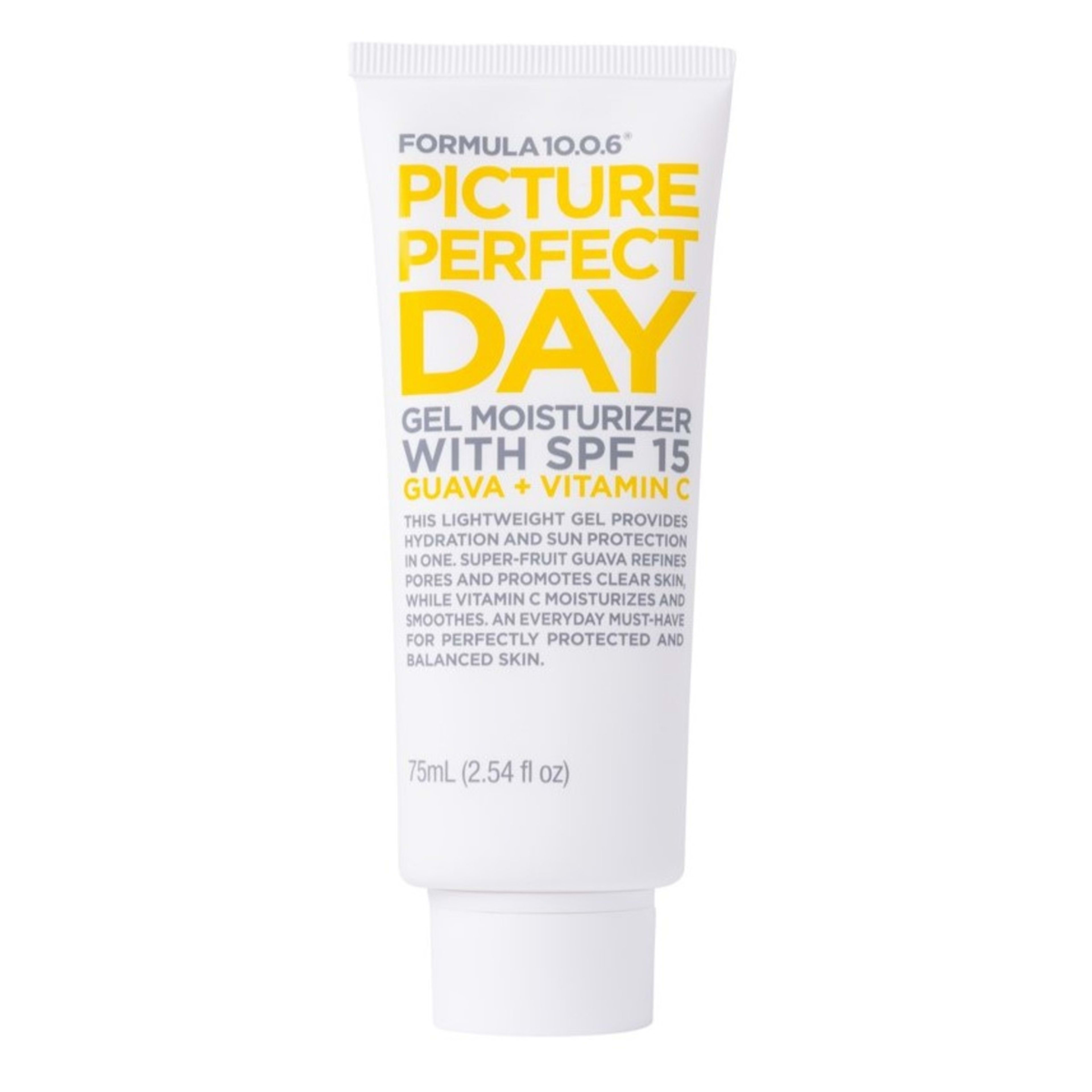 1 Formula 10.0.6 Picture Perfect Day Gel Moisturiser with SPF15 75ml - Guava and Vitamin C