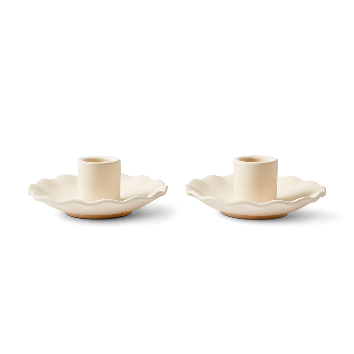 2 Wave Taper Candle Holders Kmart NZ