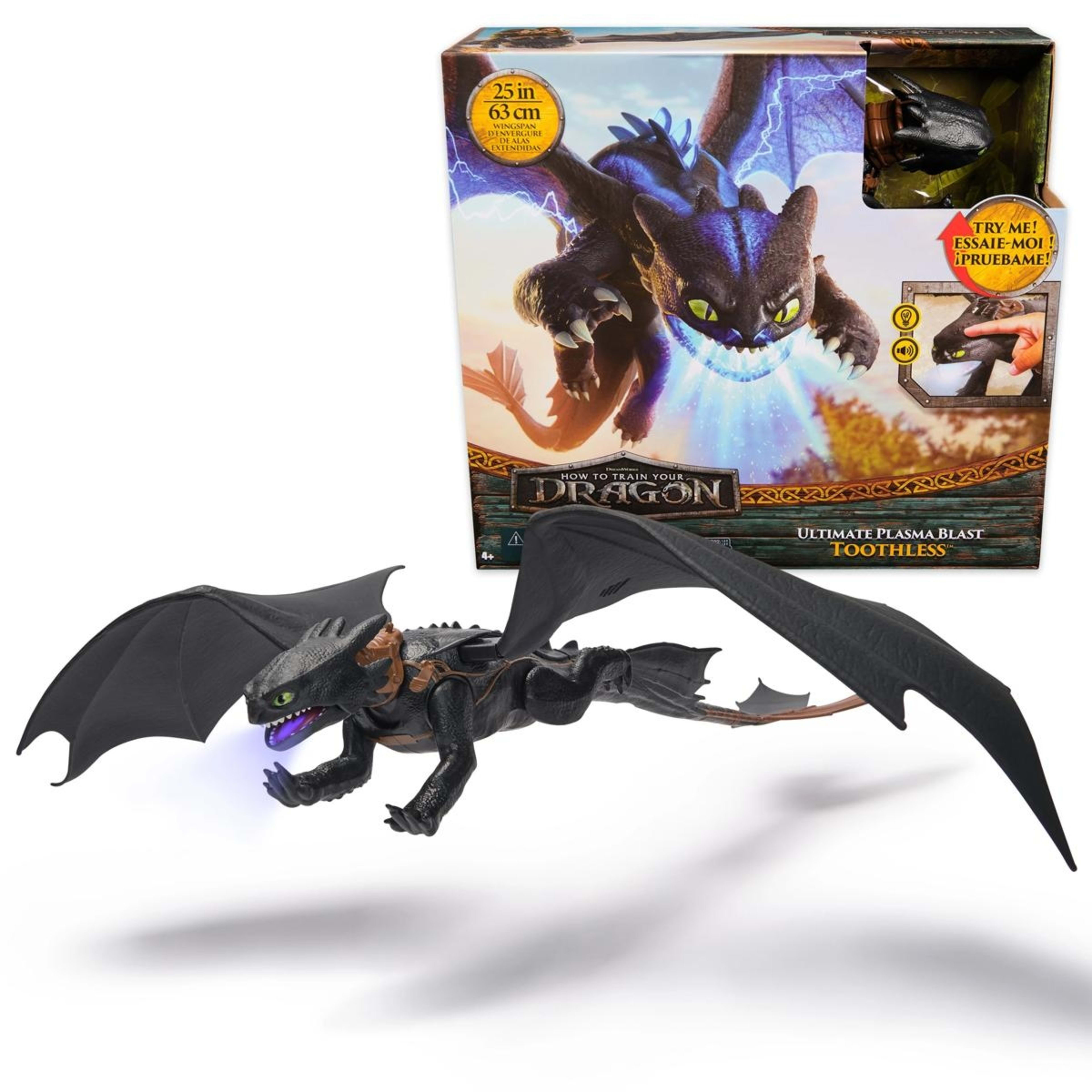 5 38cm How To Train Your Dragon Ultimate Plasma Blast Toothless Action Figure, 5 of 11