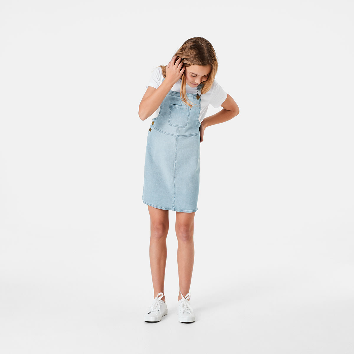 Denim Pinafore Dress - Kmart