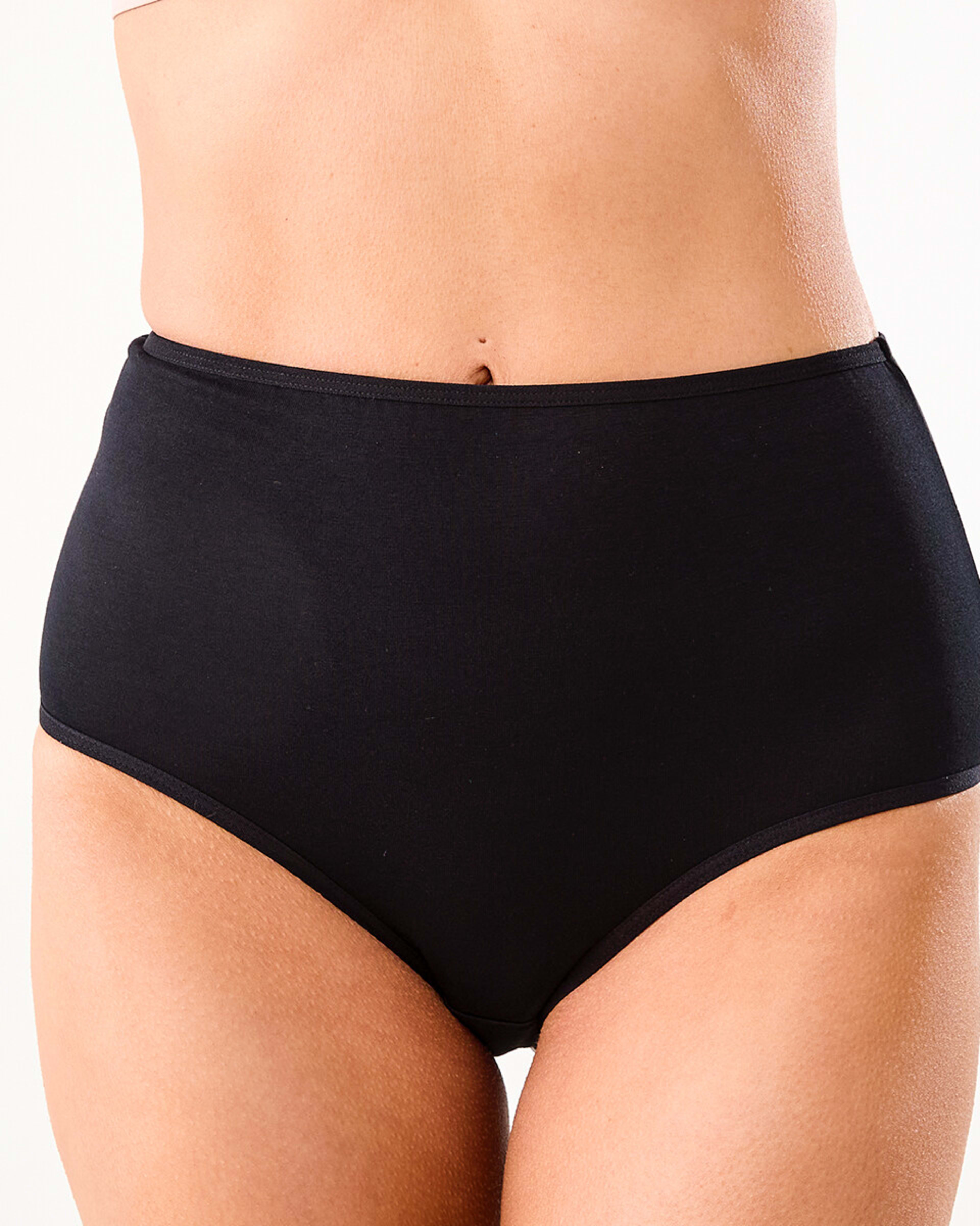 4 7 Pack Cotton Stretch Full Briefs BLACK DOT MULTI, 4 of 10