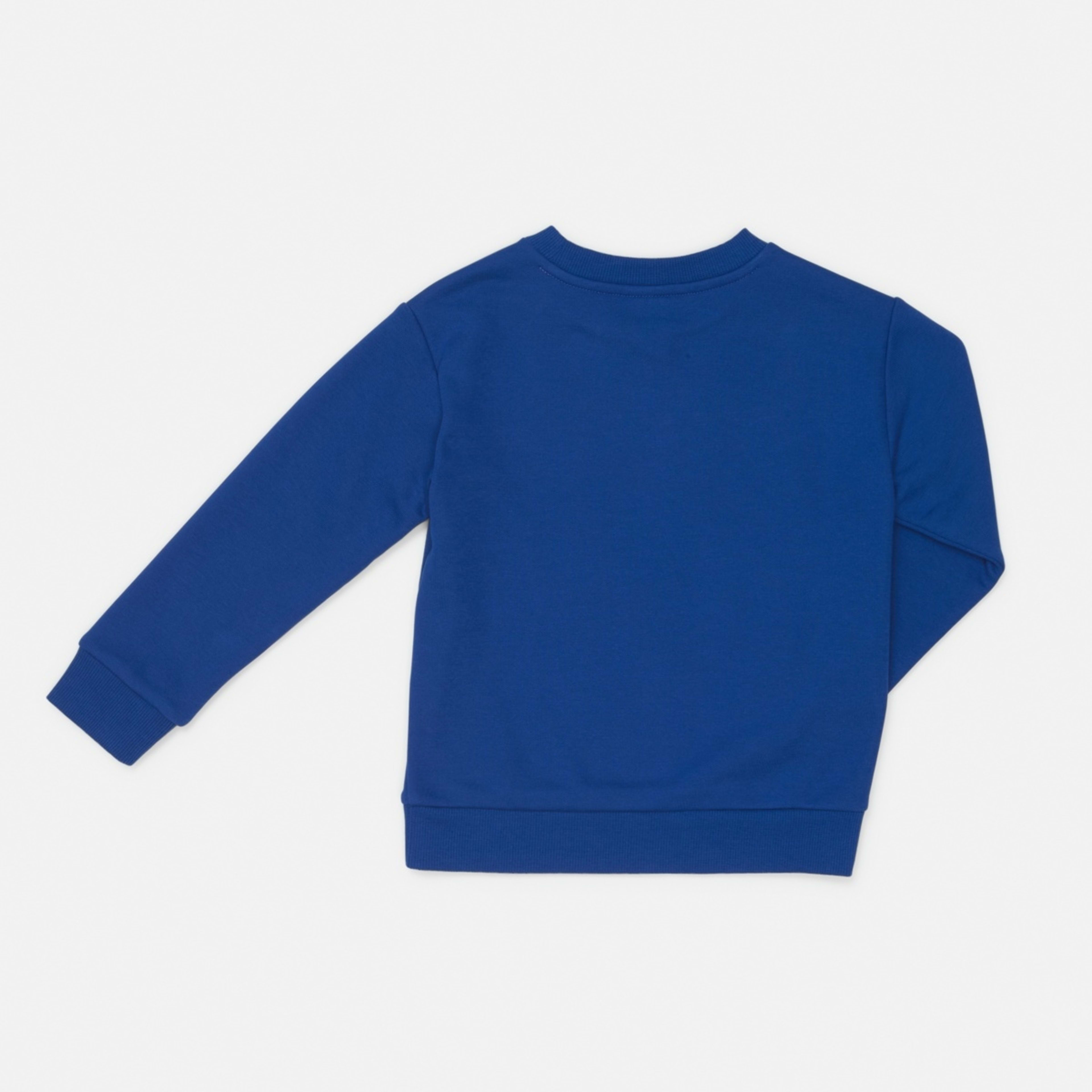 8 Print Crew Neck Sweatshirt Poppin Diggers Blue, 8 of 8