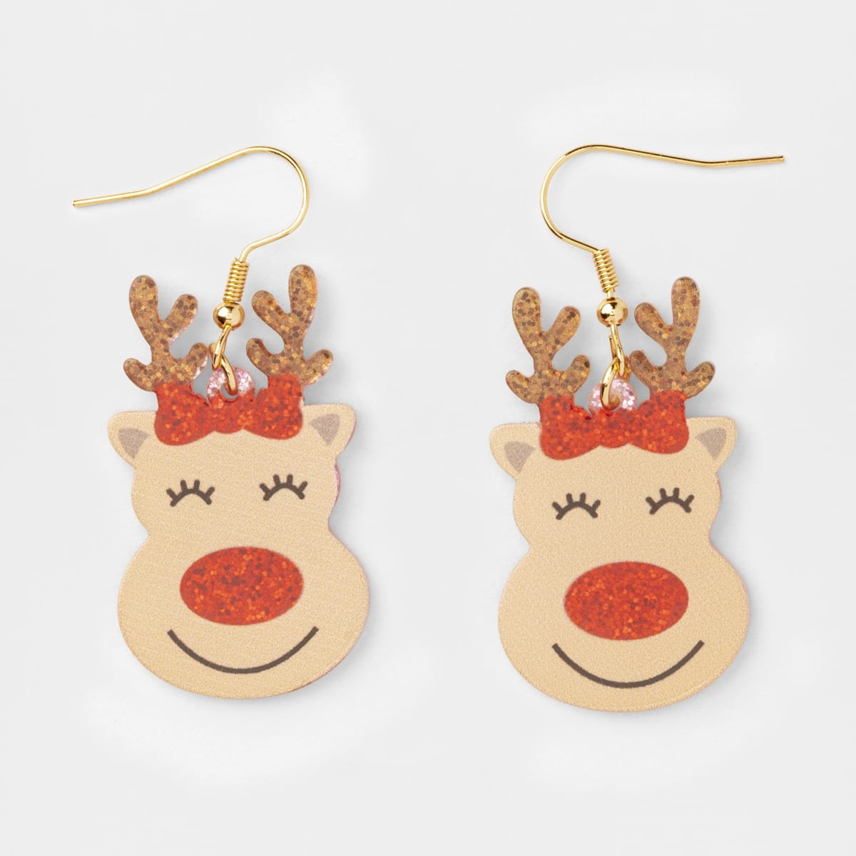 cute double lobe earrings