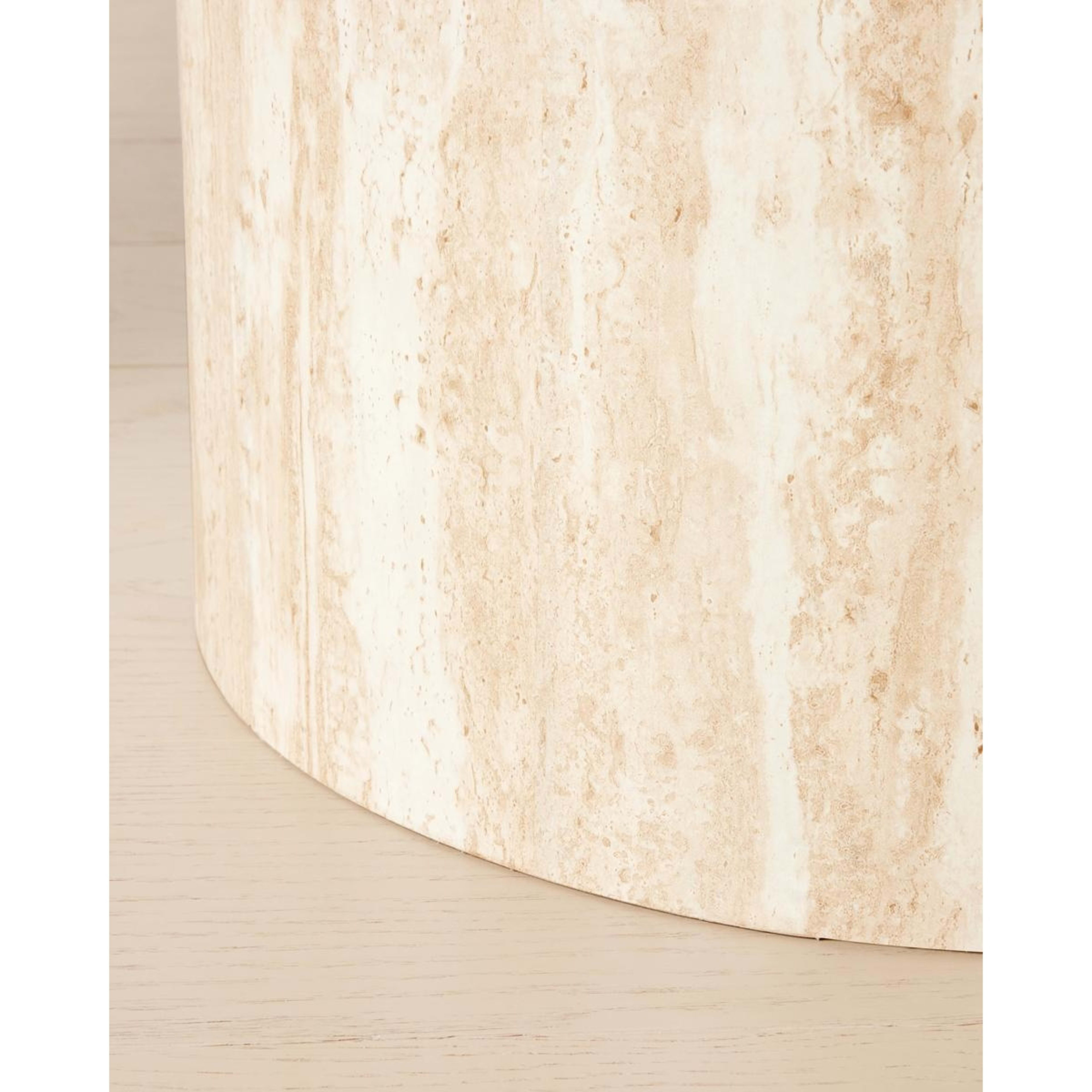 5 Travertine Look Set of 2 Coffee Tables, 5 of 5