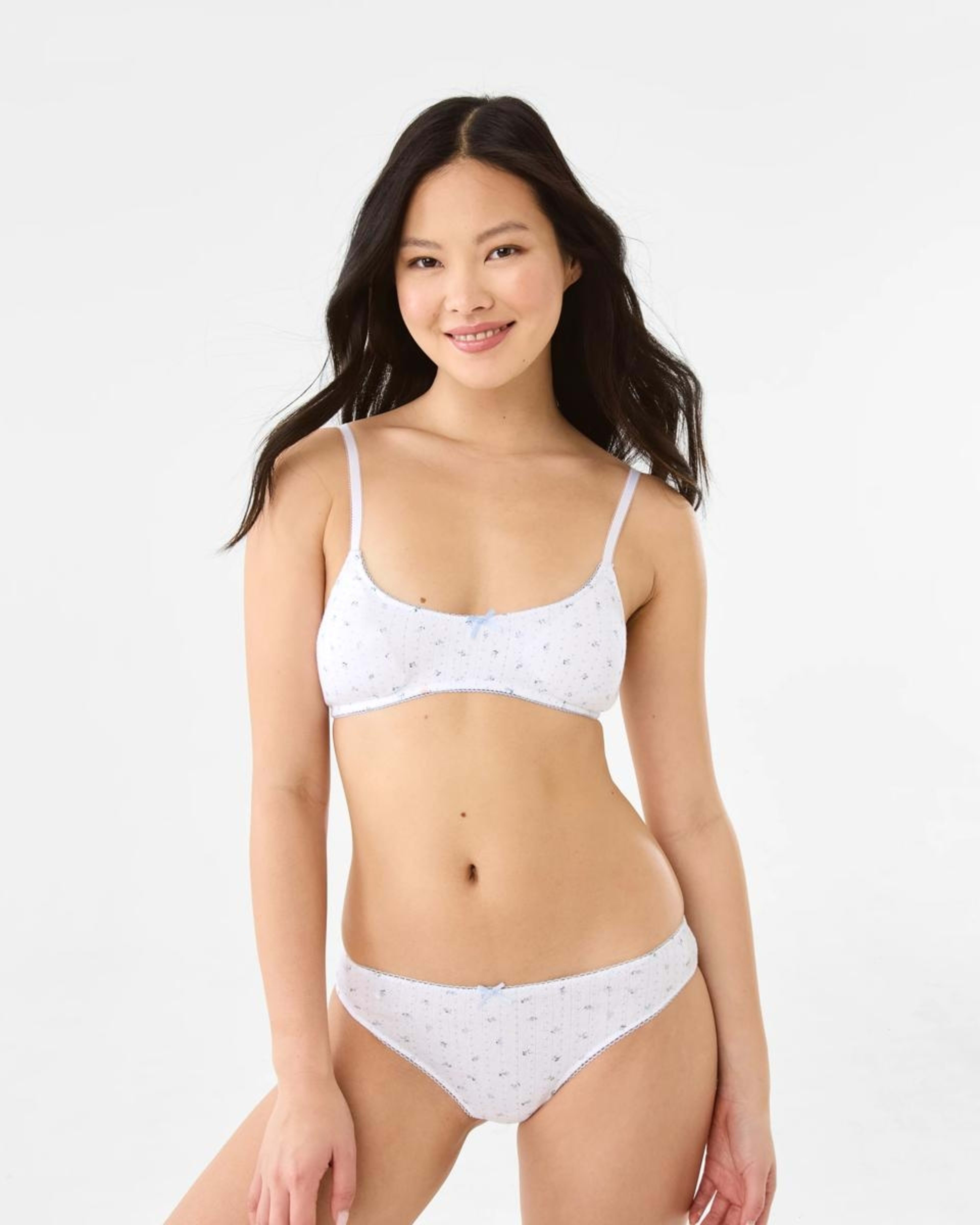 7 Pointelle Scoop Crop FLORAL DOT BRUNI BLUE, 7 of 7
