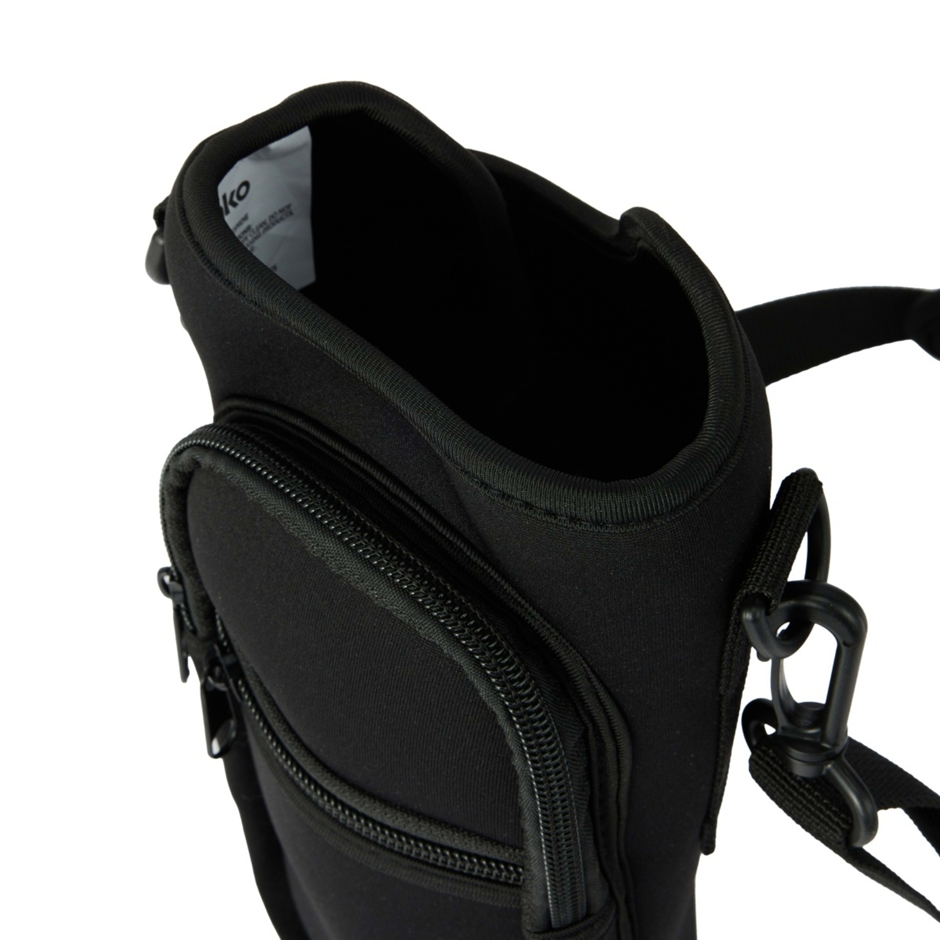 5 Black Jumbo Tumbler Bag with Pocket, 5 of 7