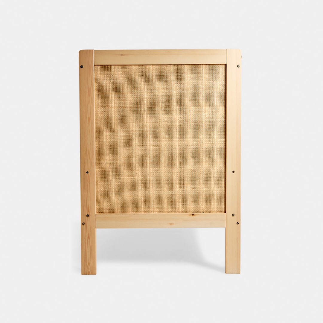 Rattan Wooden Cot Kmart