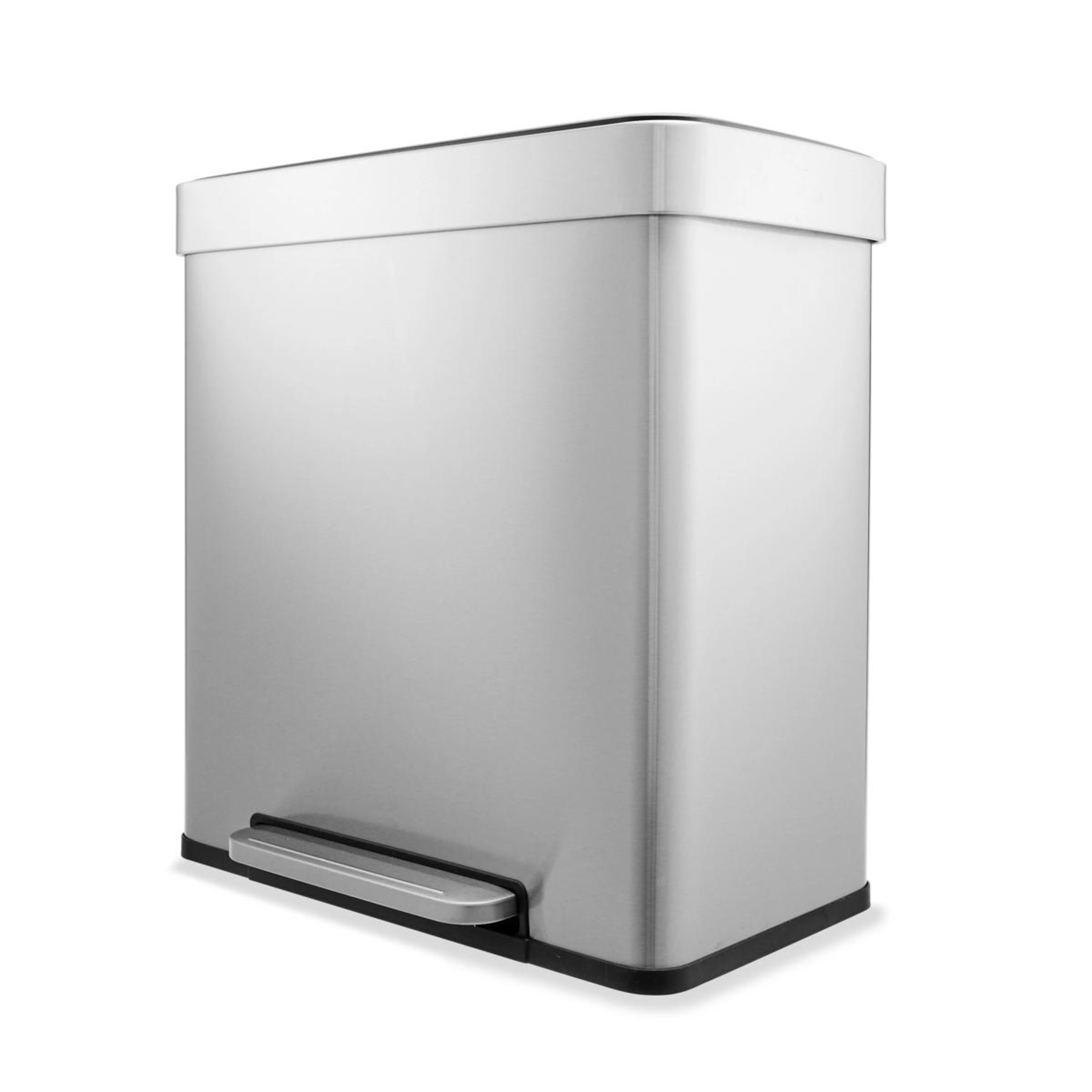 2 60L Stainless Steel Dual Compartment Bin, 2 of 10