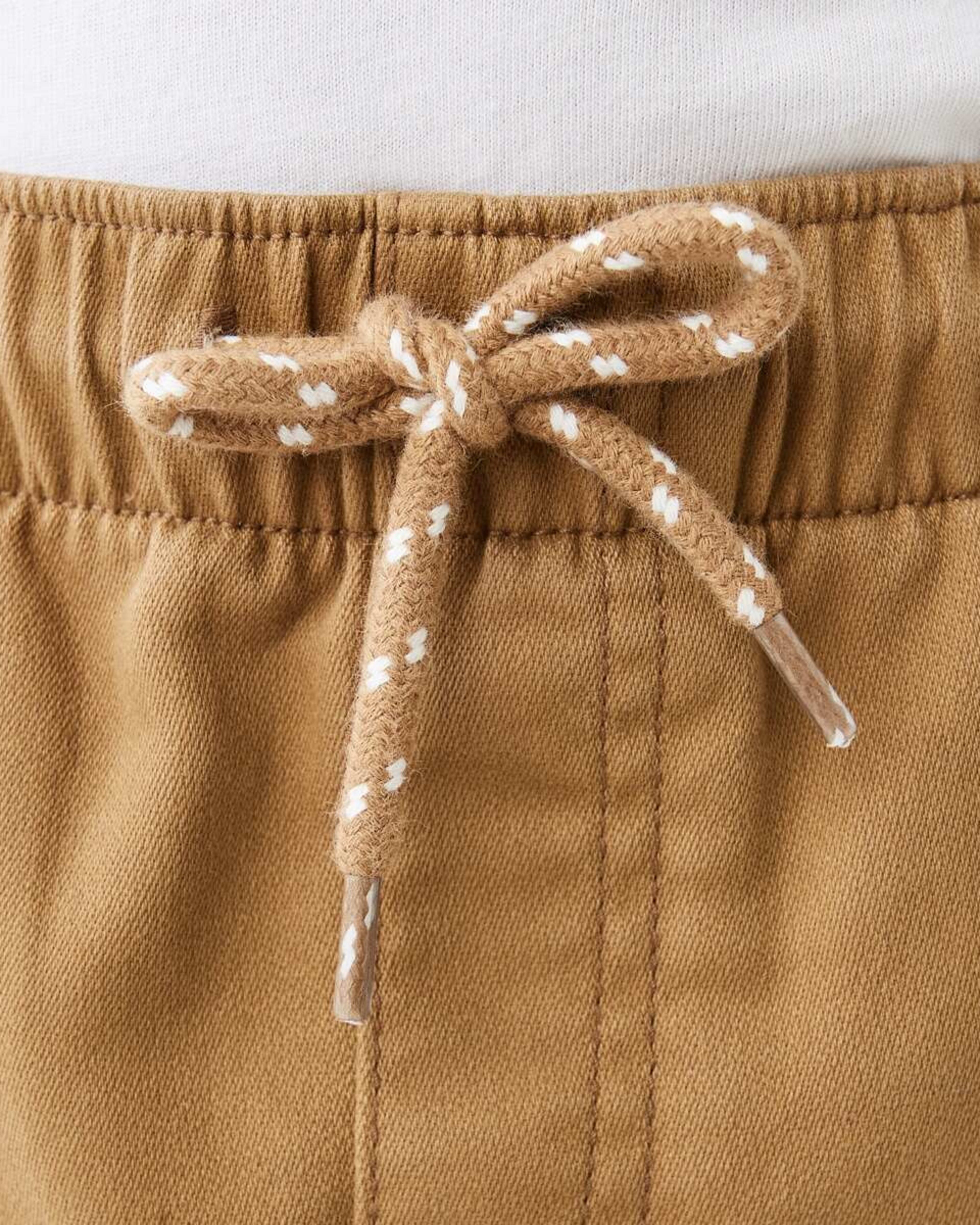 3 Pull-On Knit Joggers FOXTROT BROWN, 3 of 8
