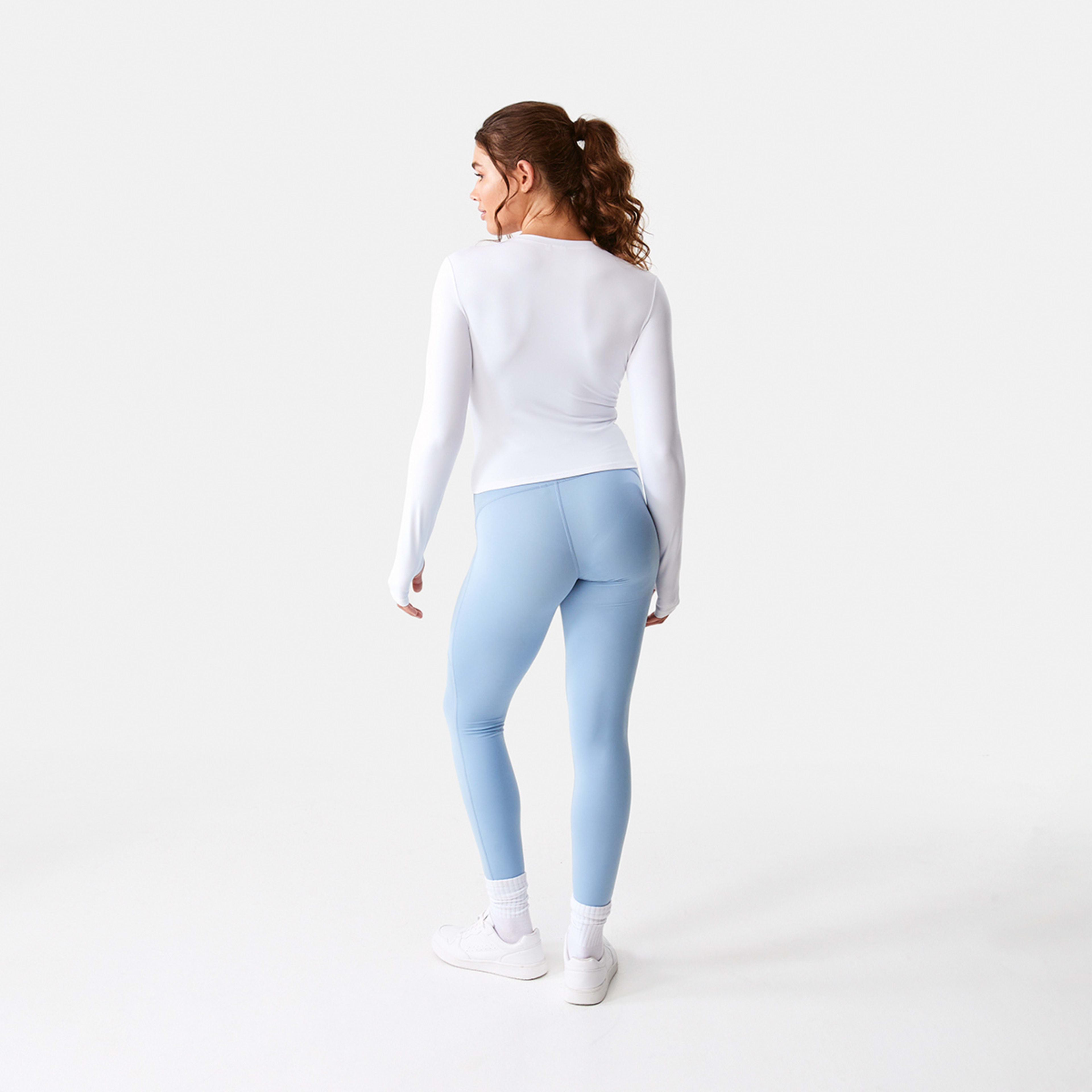 5 Active Womens Long Sleeve Ultrasoft Top White, 5 of 9