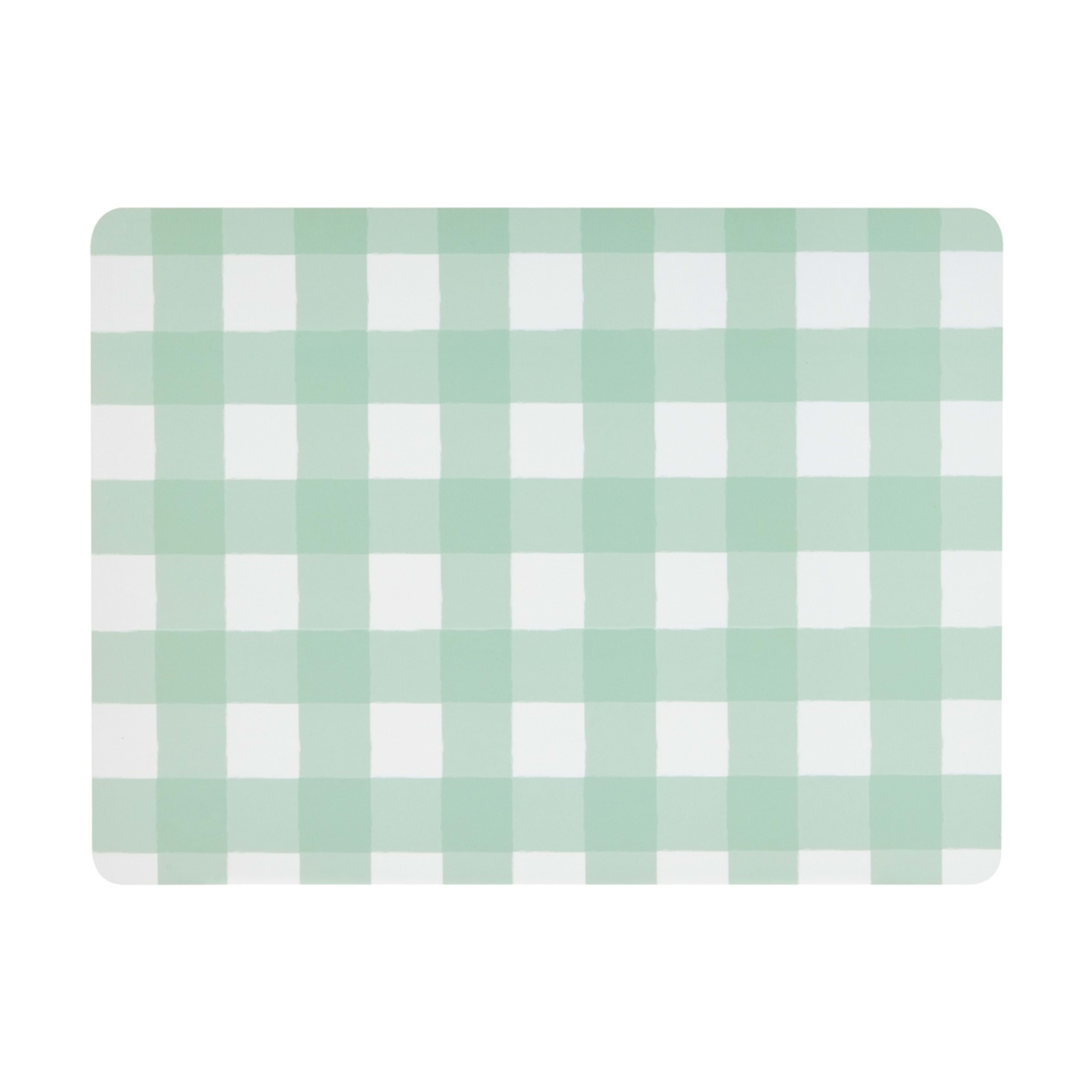 1 Gingham Corkback Placemat