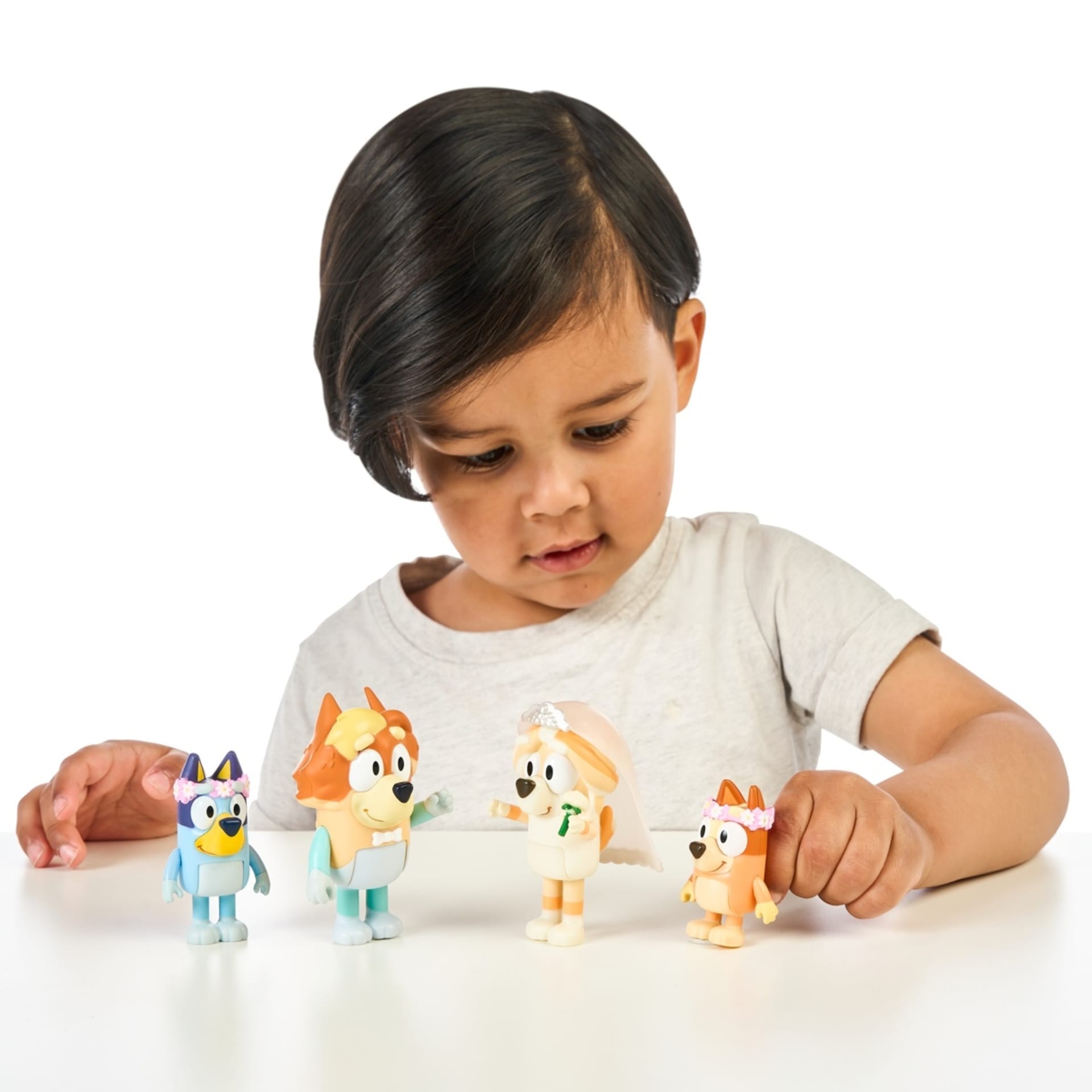 4 Pack Bluey S10 Figures Assorted Kmart NZ