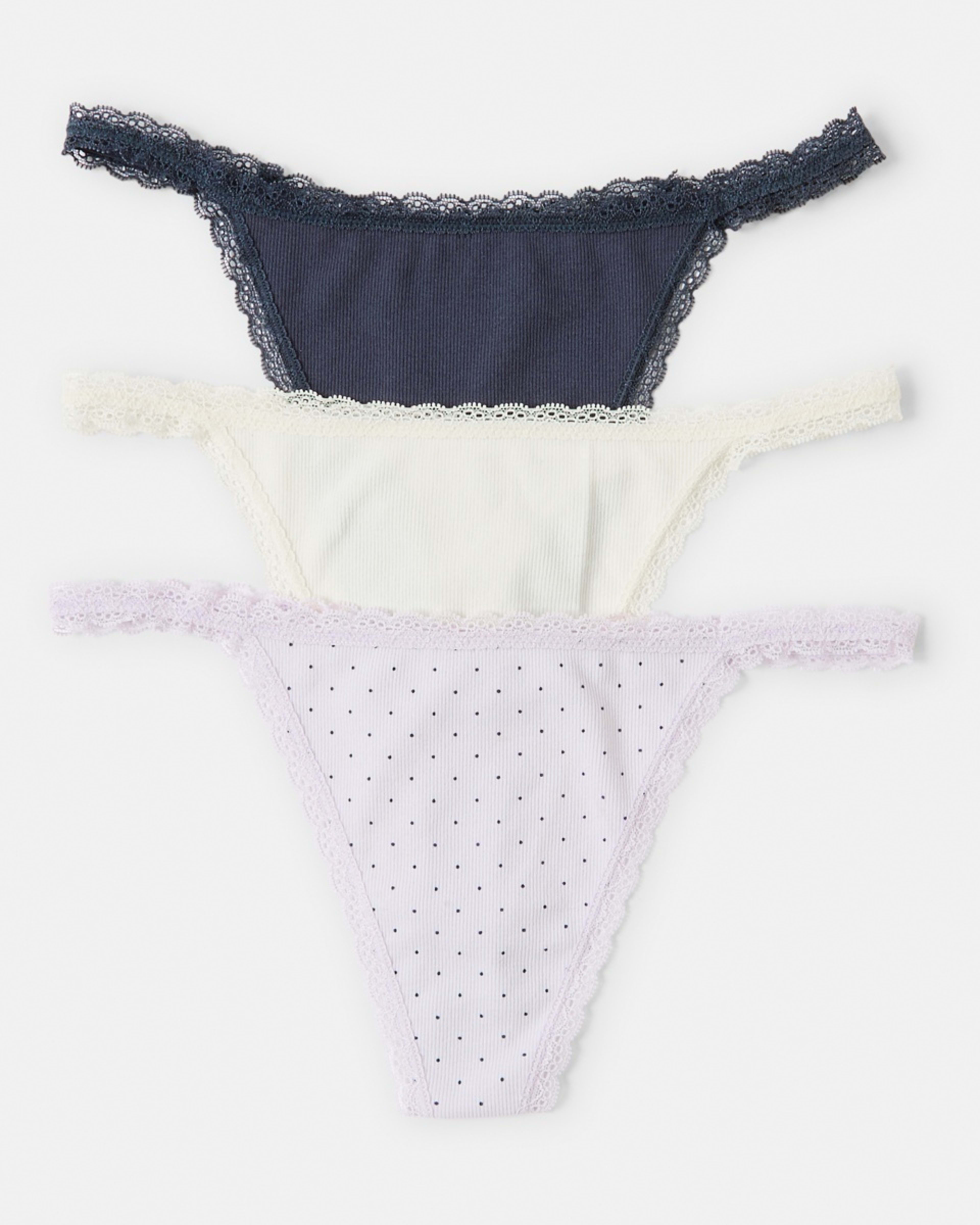 1 3 Pack Seamfree G-String Briefs Lily Spt