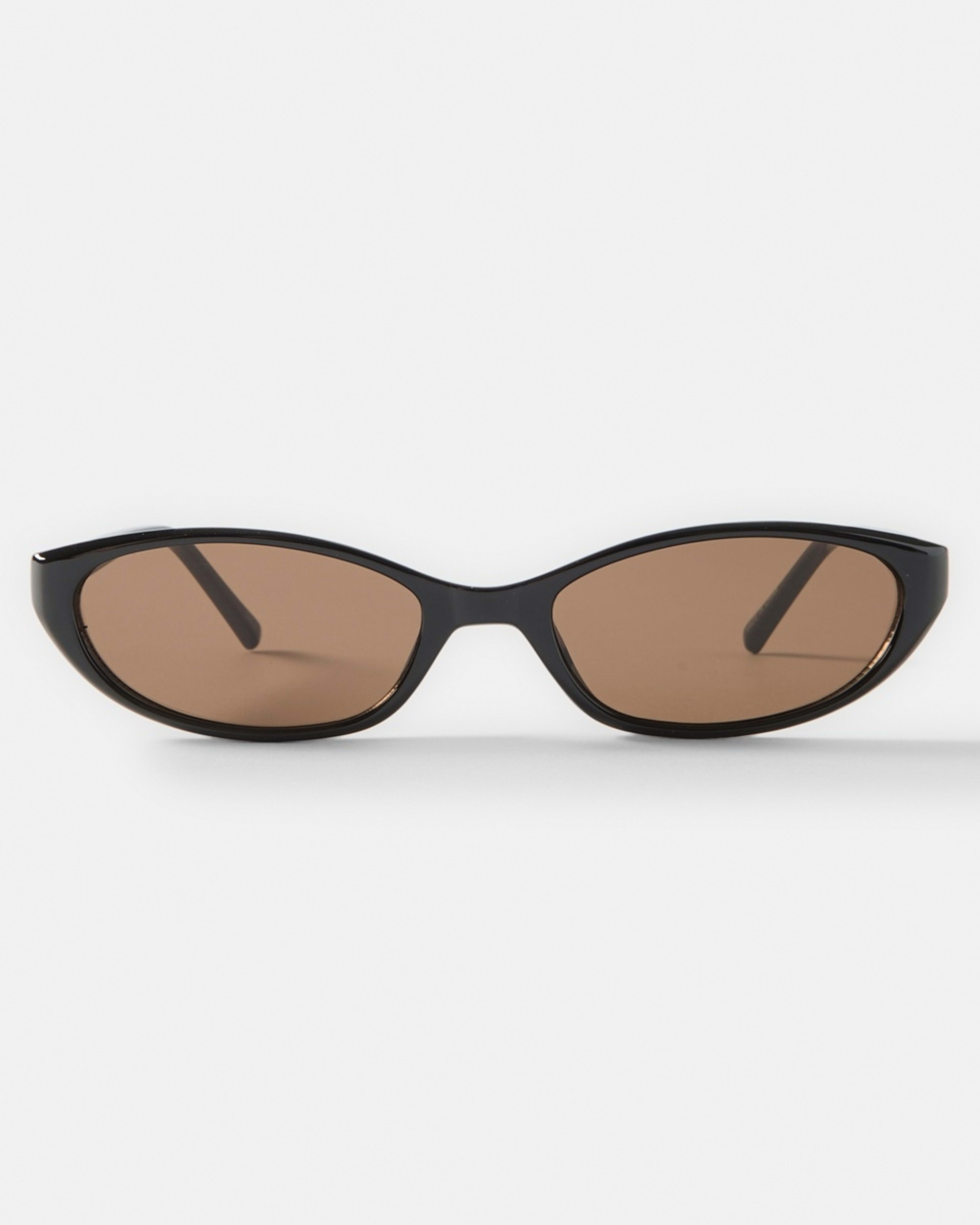 1 Thin Cat Eye Sunglasses Black, 1 of 6