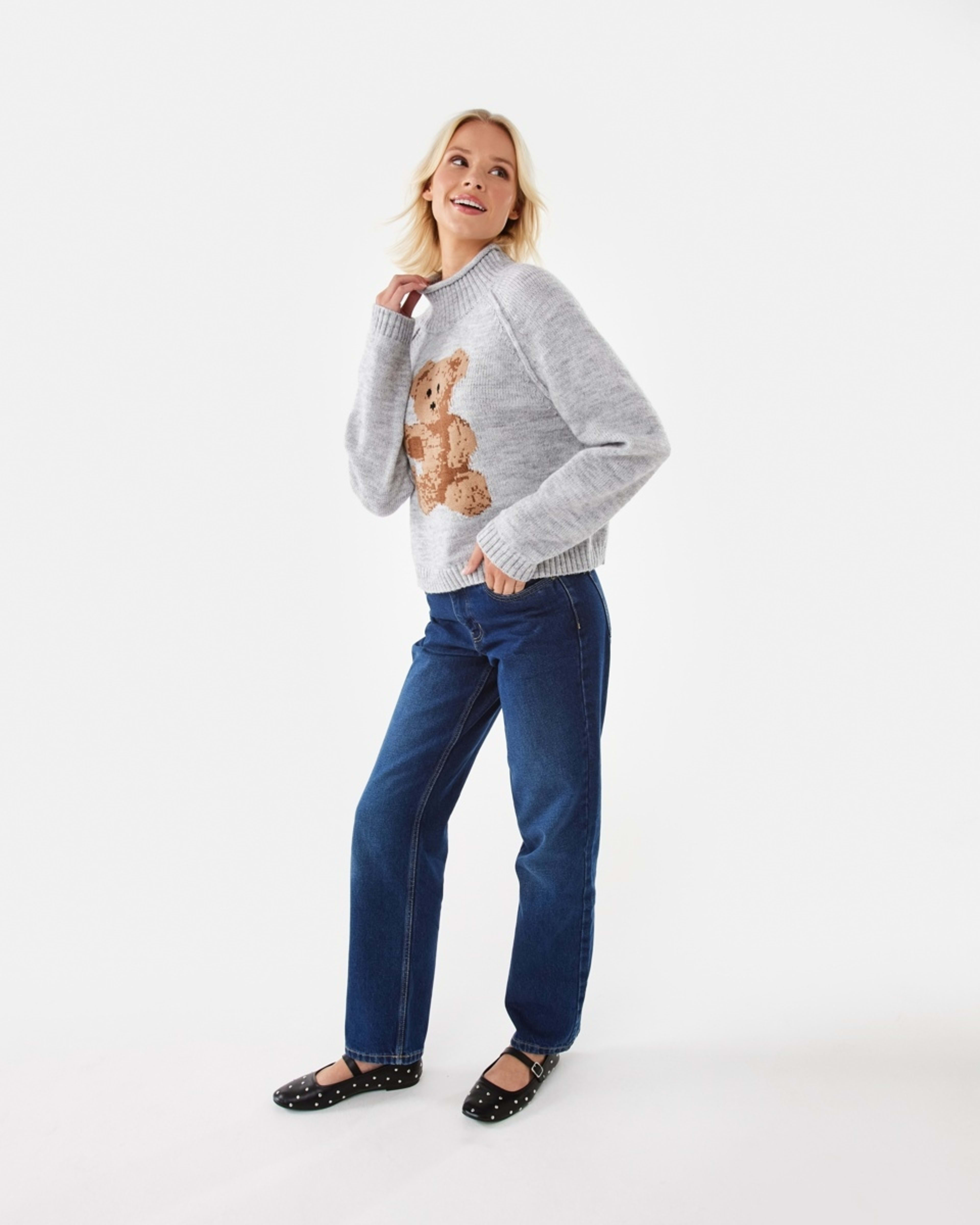 3 Jacquard Jumper Teddy, 3 of 7