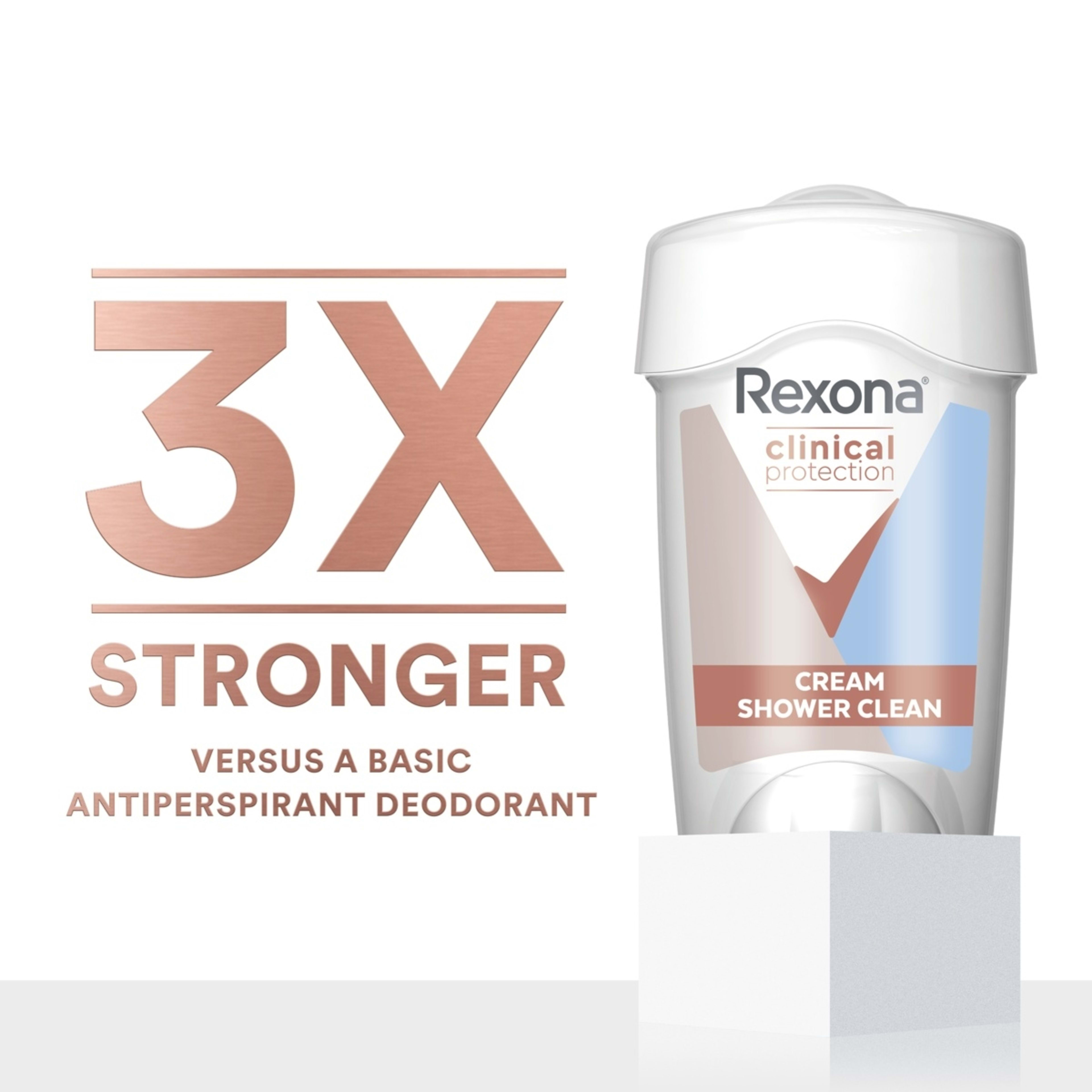 9 Rexona Shower Clean Clinical Protection Antiperspirant 45ml, 9 of 10