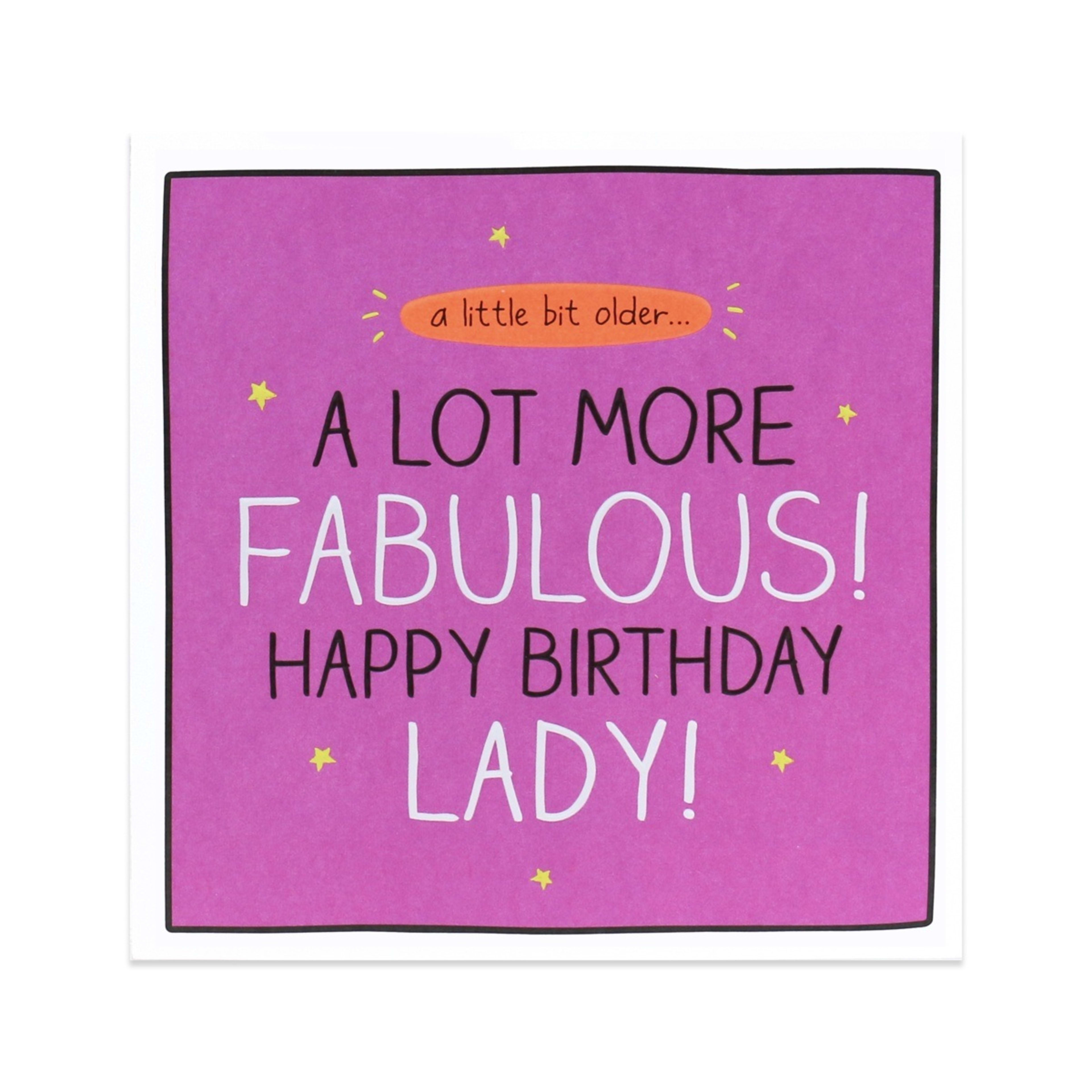 1 Hallmark Happy Birthday Card - Fabulous Lady