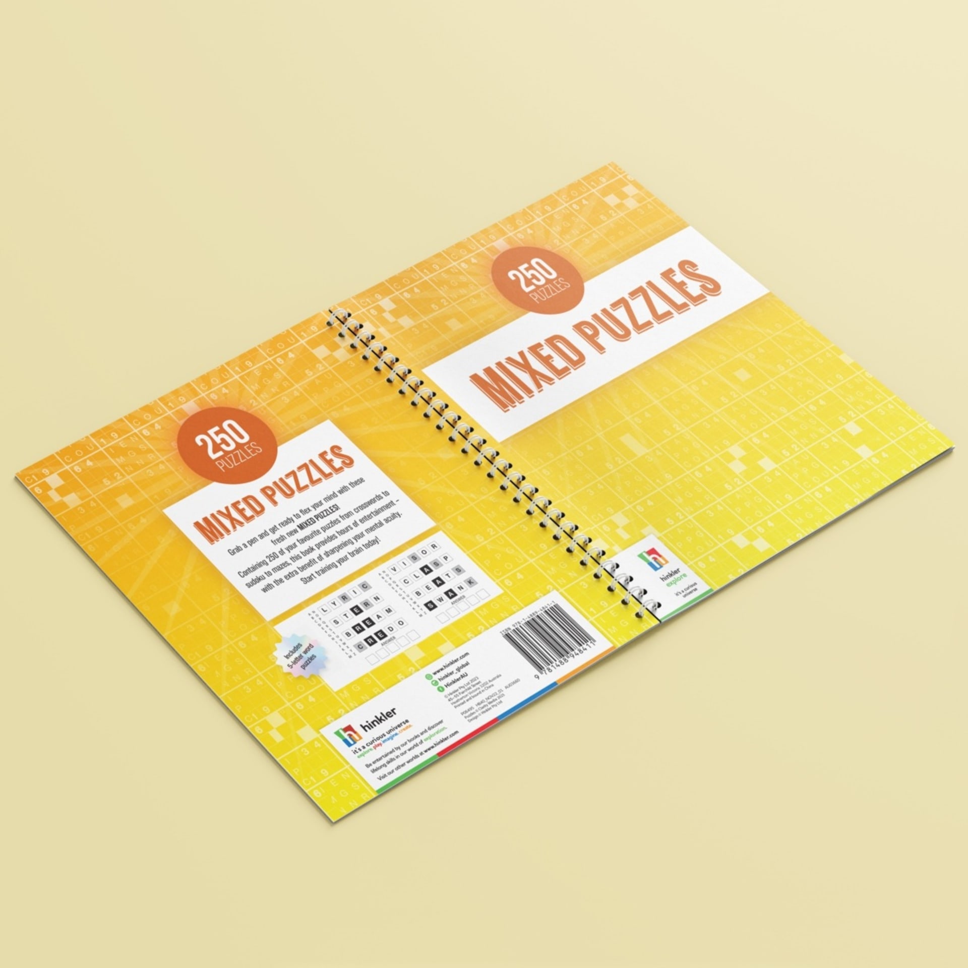 250 Puzzles Mixed Puzzles Book Kmart