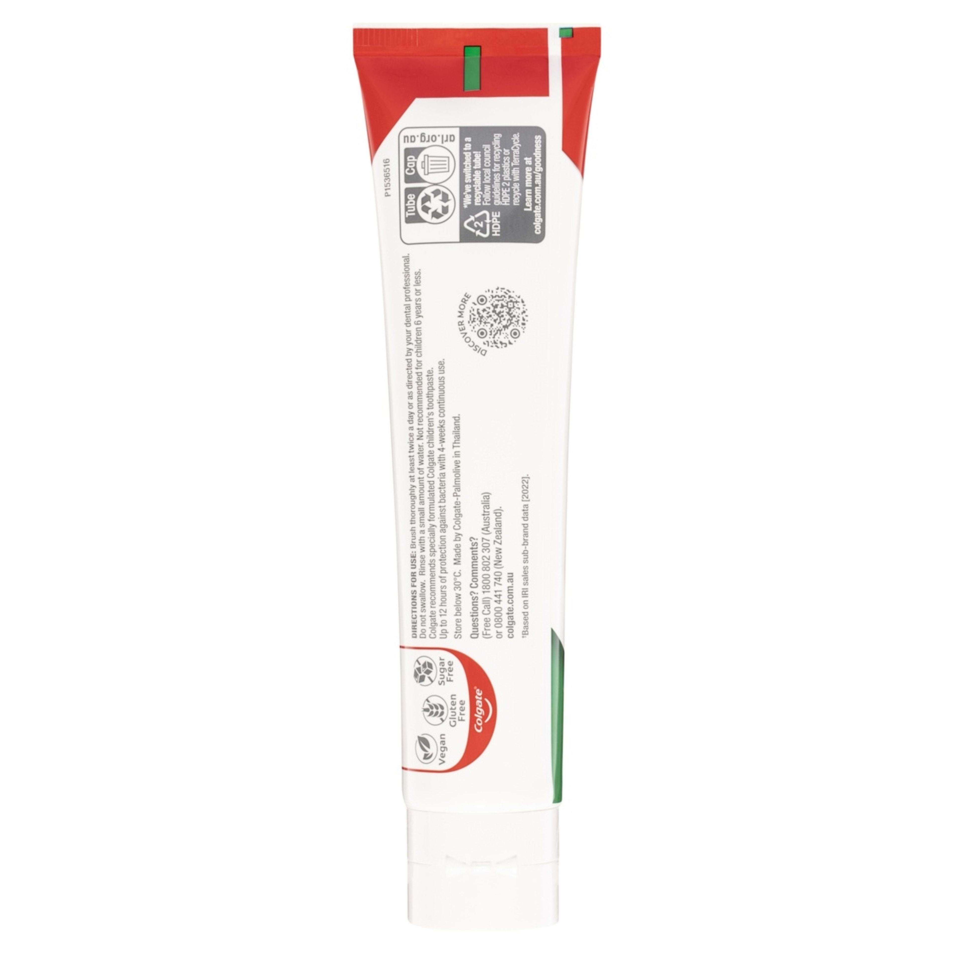 3 Colgate Total Original Antibacterial Fluoride Toothpaste, 3 of 10