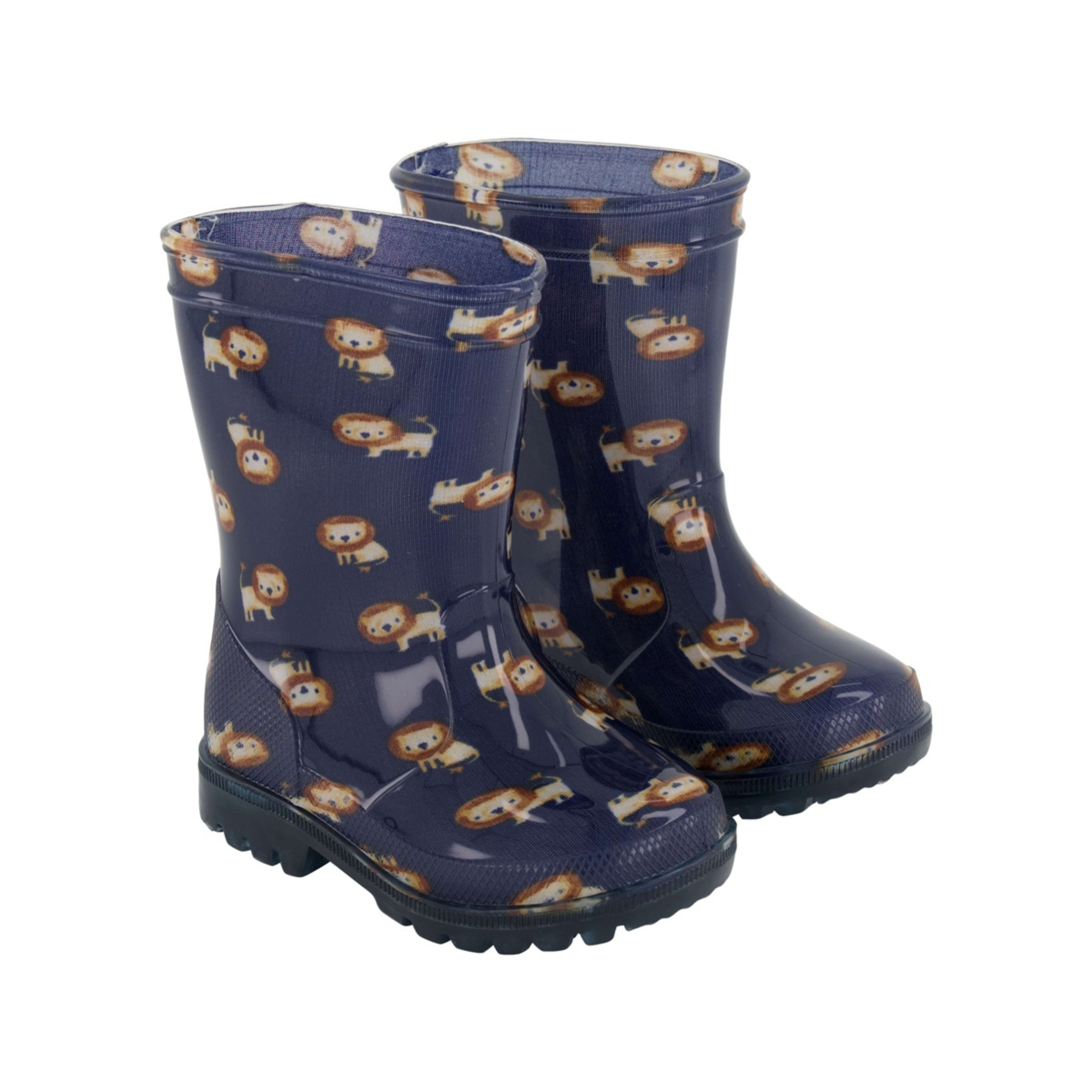 2 Baby Light Up Rainboots Jungle King Dress Blue, 2 of 5