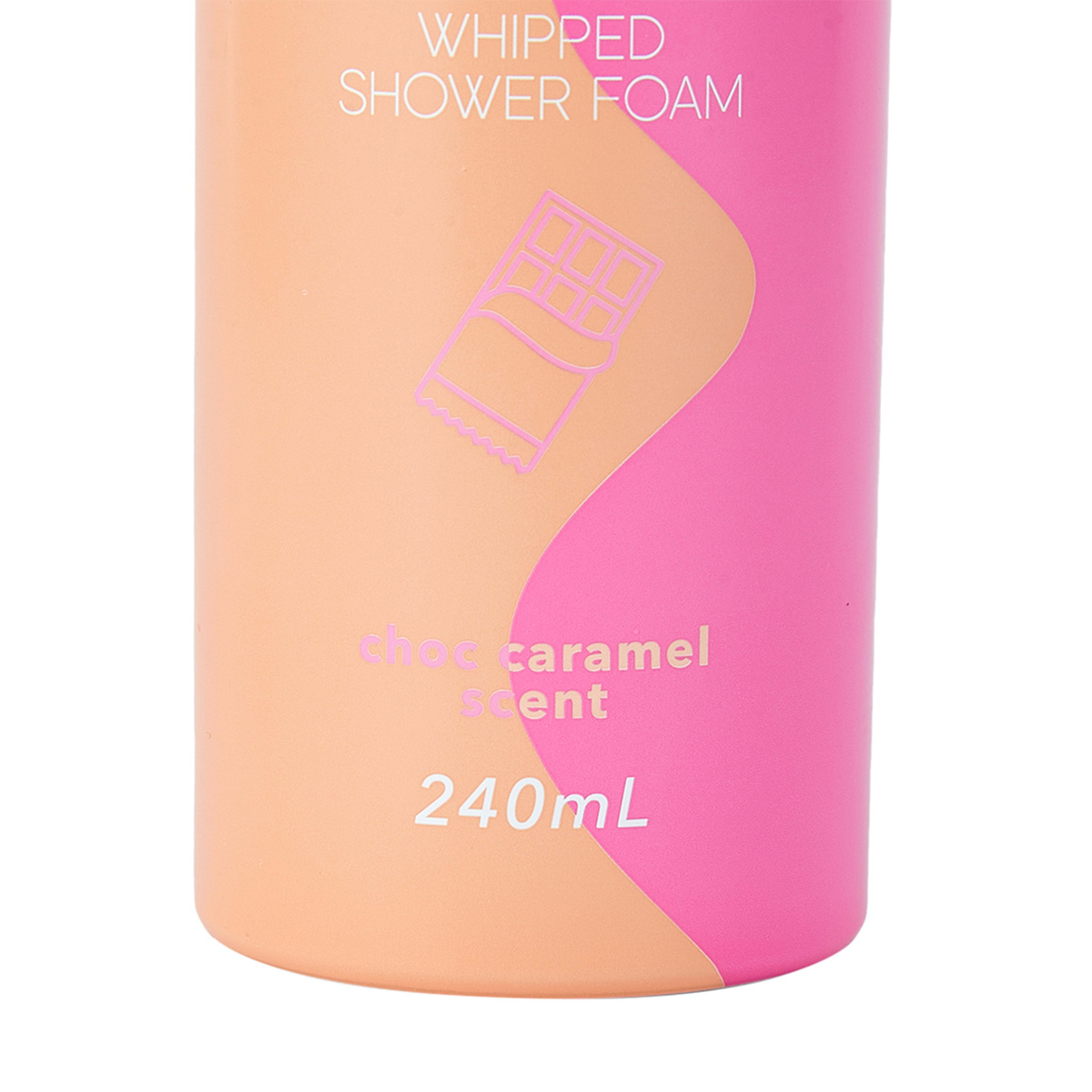 Whip It Up Whipped Shower Foam 240ml Choc Caramel Scent Kmart