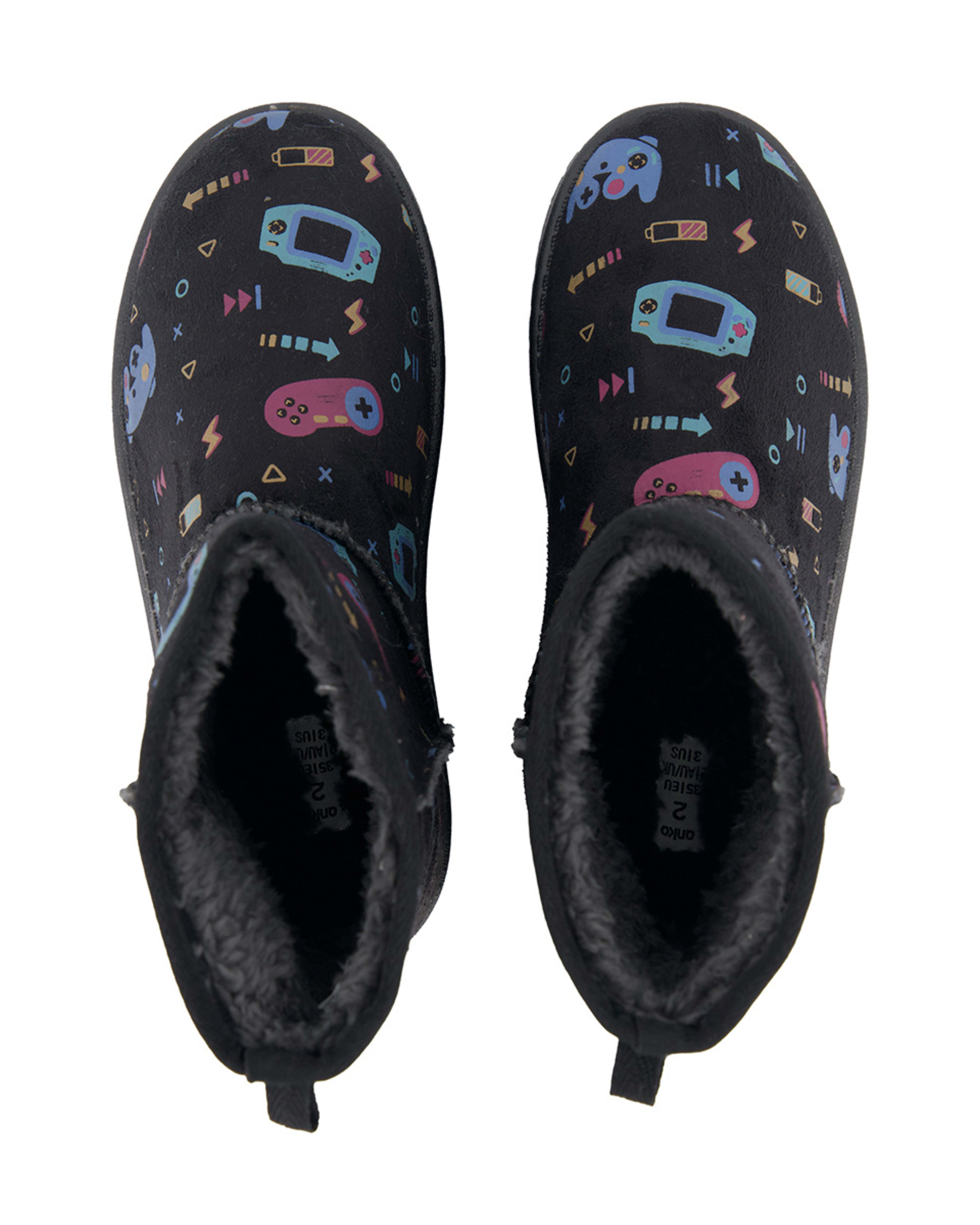 Senior Light Up Slipper Boots Kmart