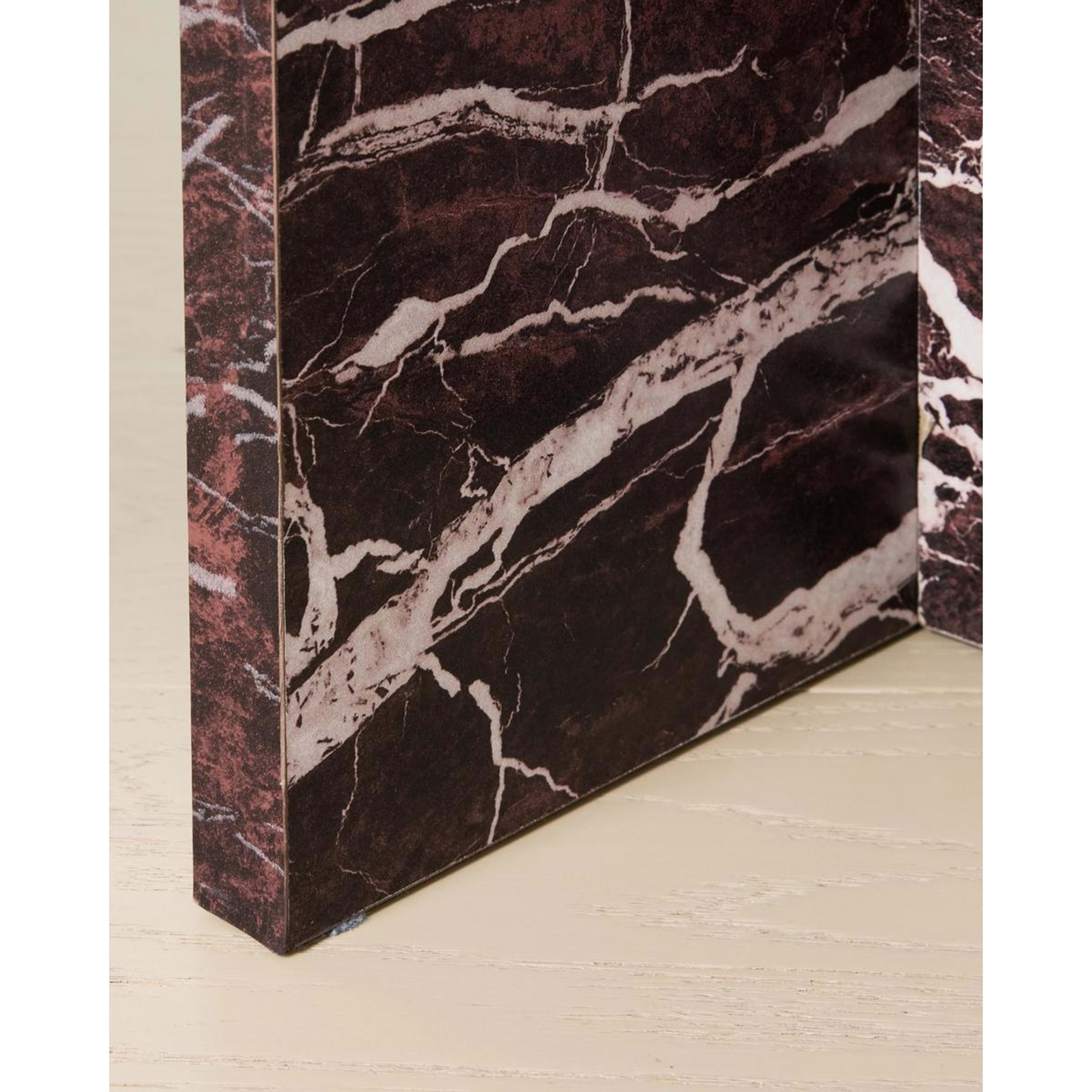 5 Round Marble Look Side Table, 5 of 5