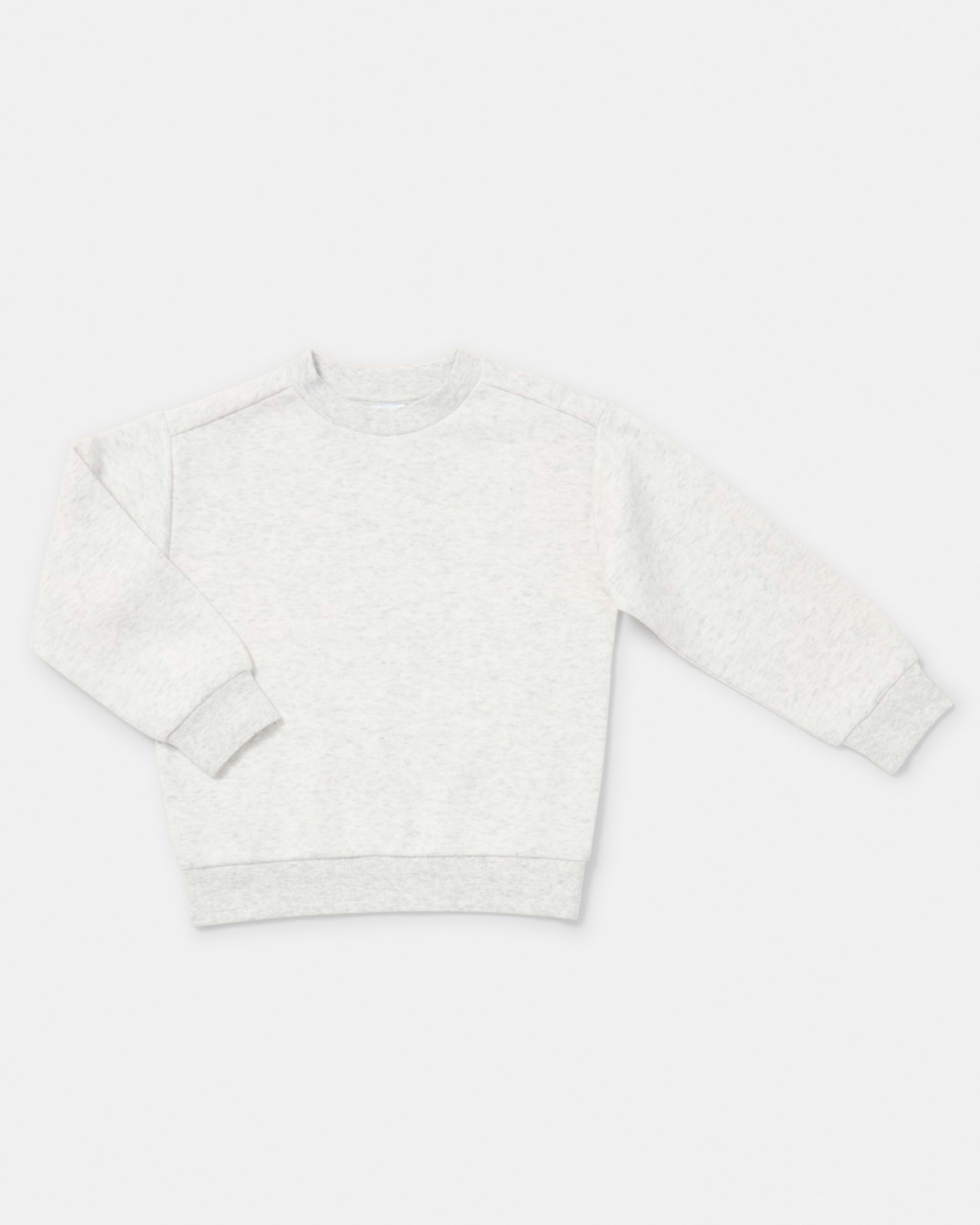 7 Crew Neck Sweater Wht Marle, 7 of 8