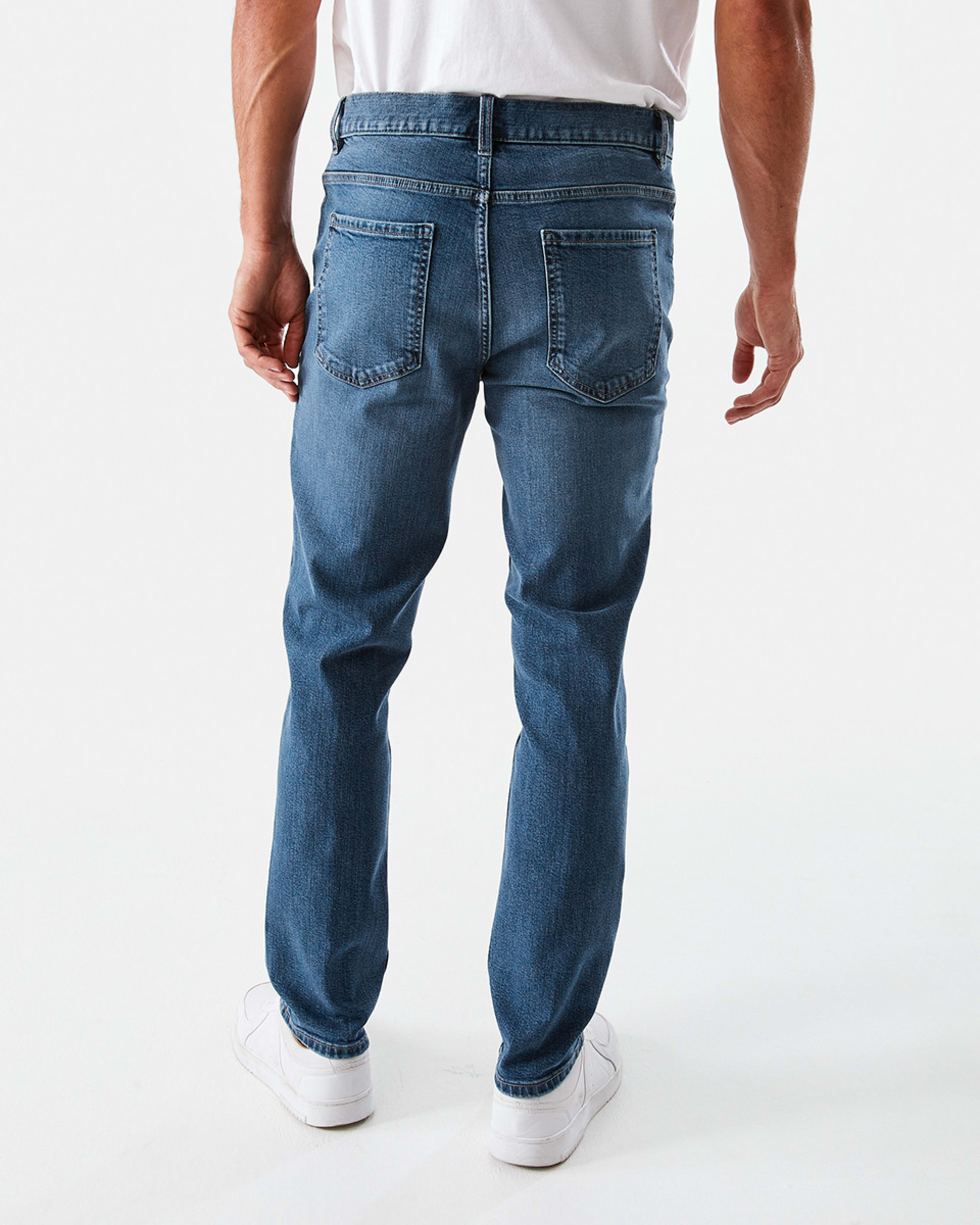 3 Slim Fit Stretch Jeans MID WASH, 3 of 5