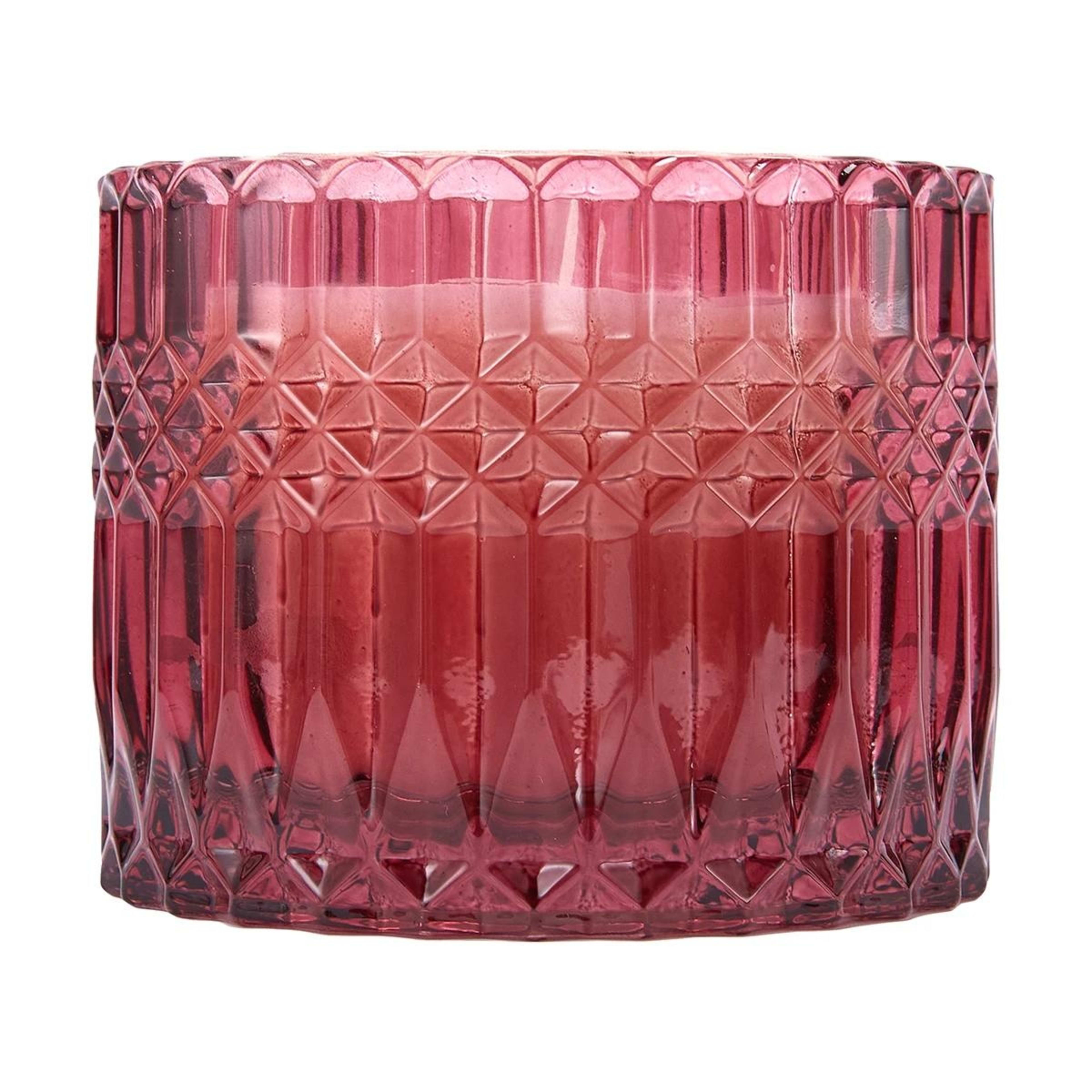 1 Dark Orchid and Rose Shiraz Geo Fragrant Candle, 1 of 4