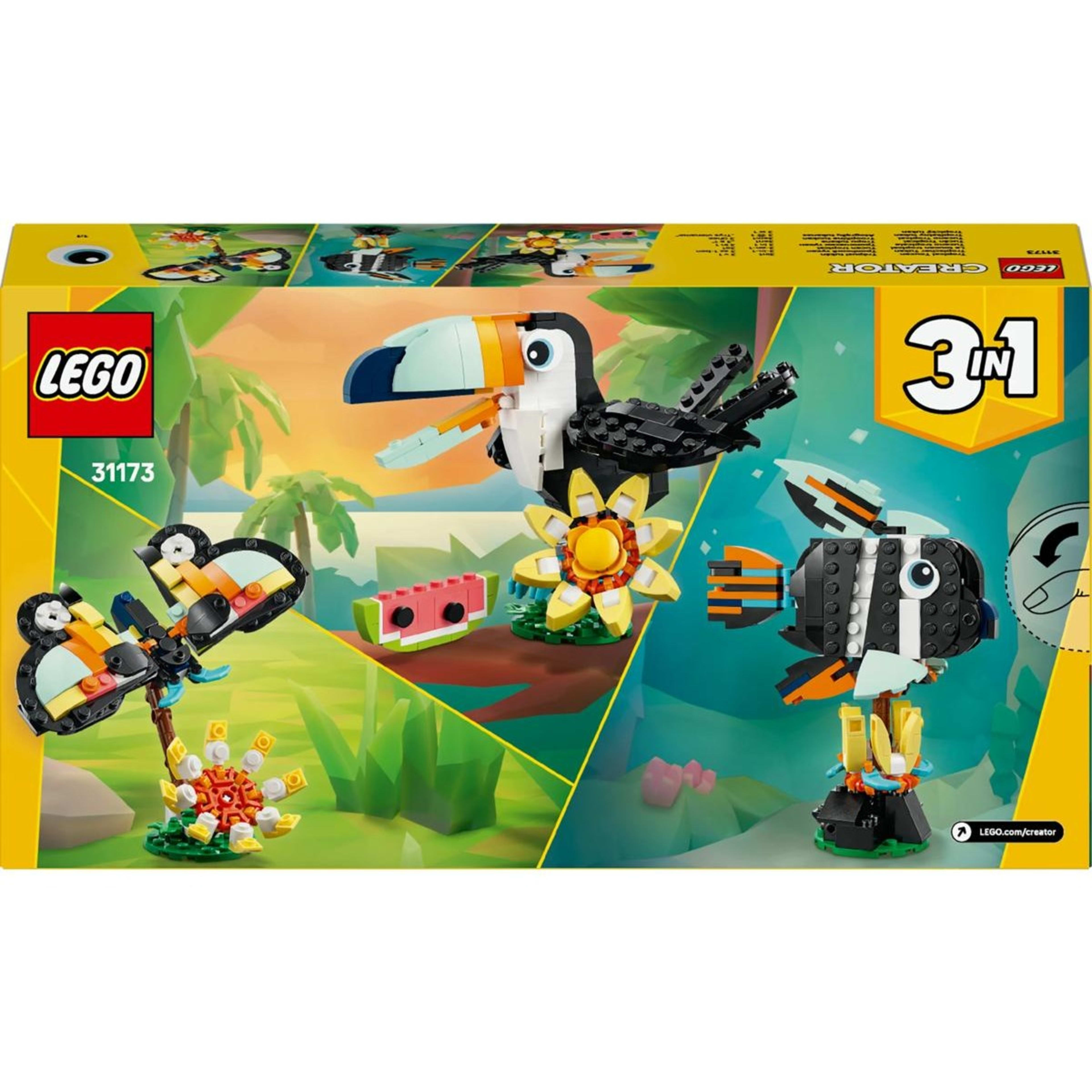 10 LEGO Creator Wild Animals: Tropical Toucan 31173, 10 of 10