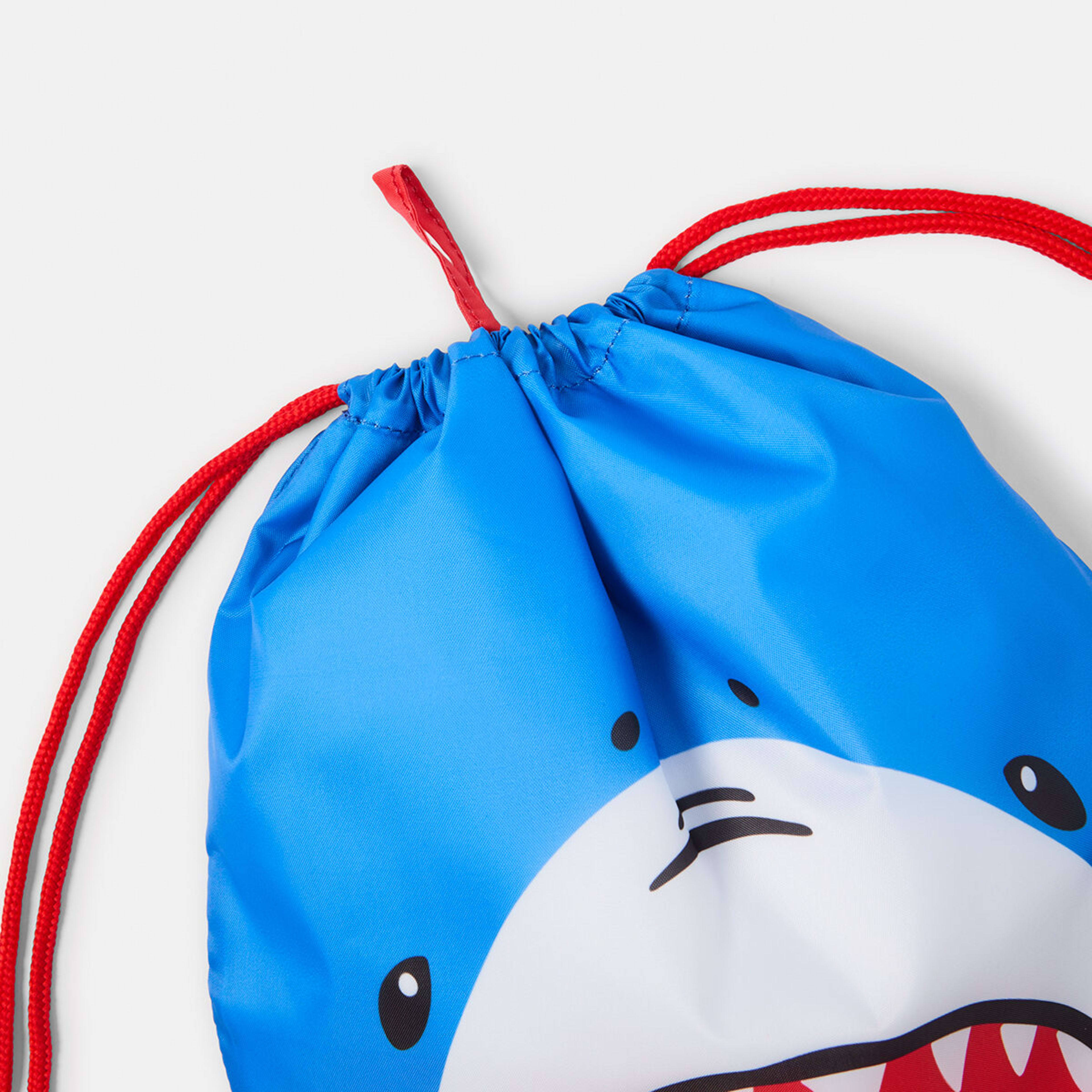 4 Novelty Drawstring Bag Novelty Shark Bag French Blue, 4 of 4