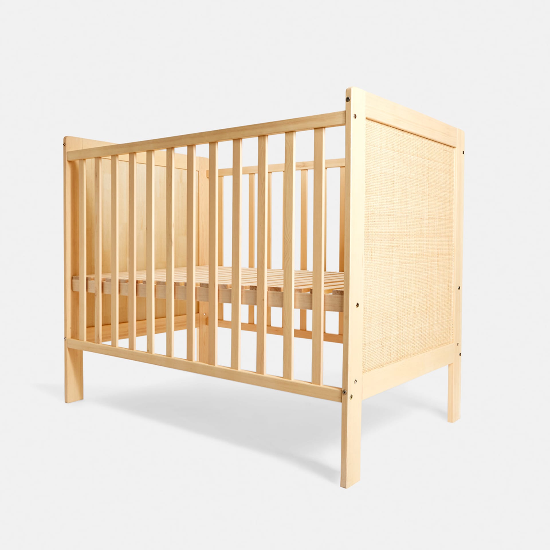 Rattan Wooden Cot Kmart