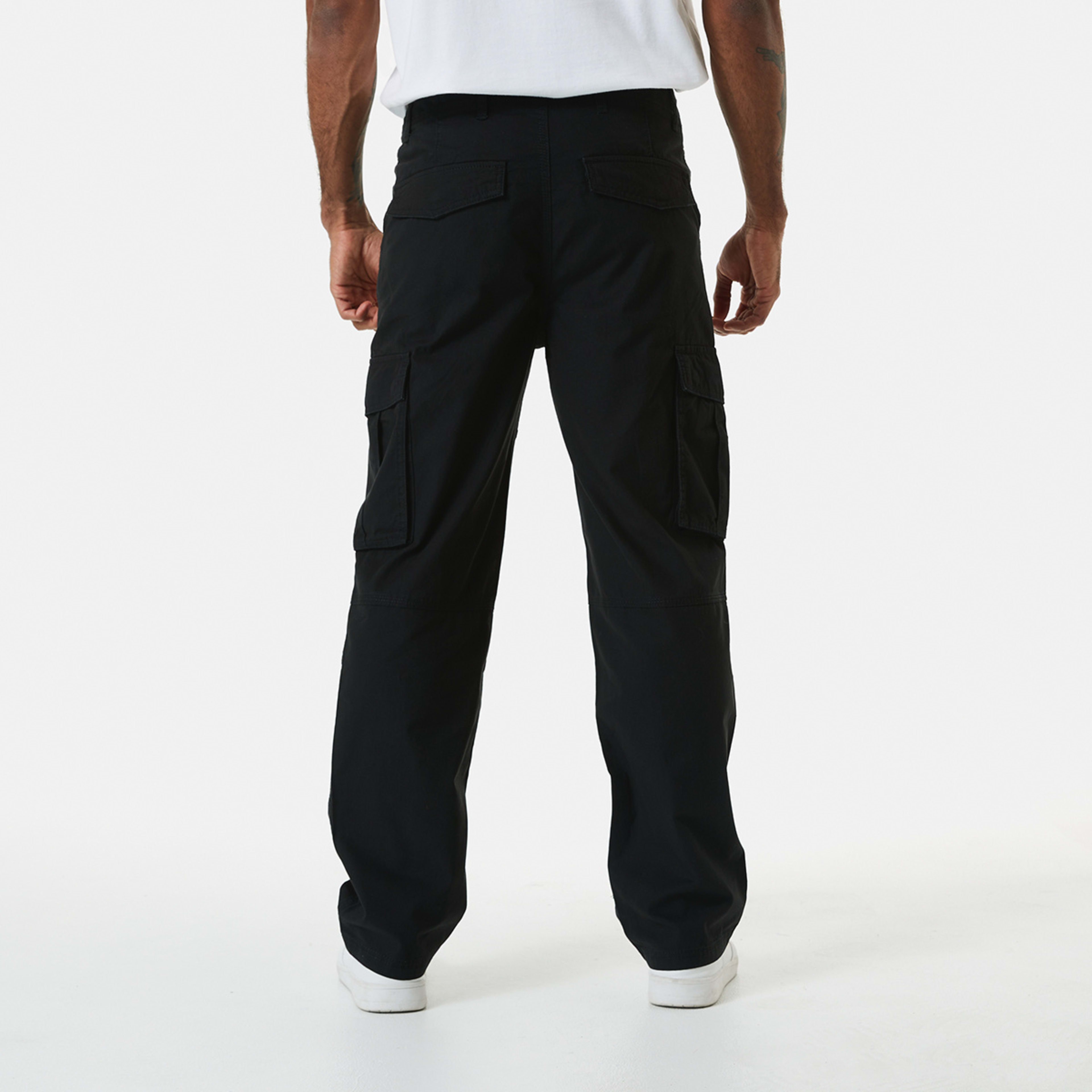 5 Regular Cargo Pants Black, 5 of 9